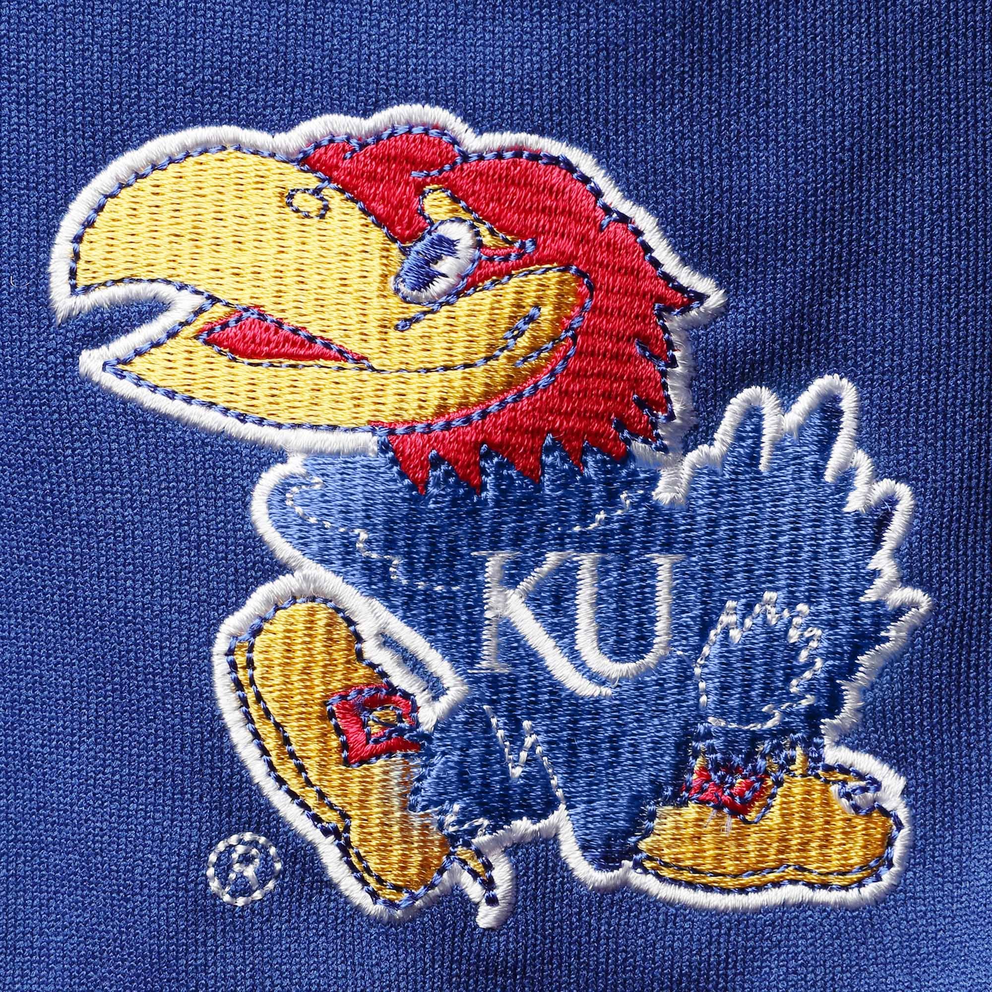 Ensemble de cheerleading deux pièces Little King Royal Kansas Jayhawks pour filles