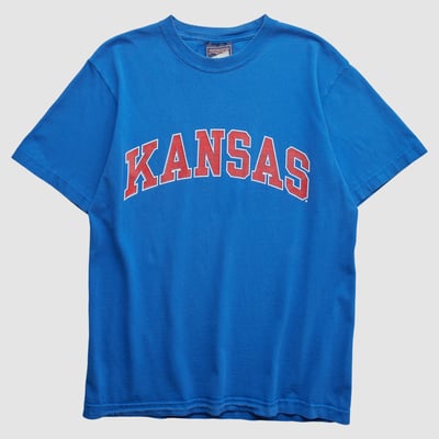 Kansas Jayhawks Jansport 2000s T-shirt - Blue - S by Fanatics Real Vintage