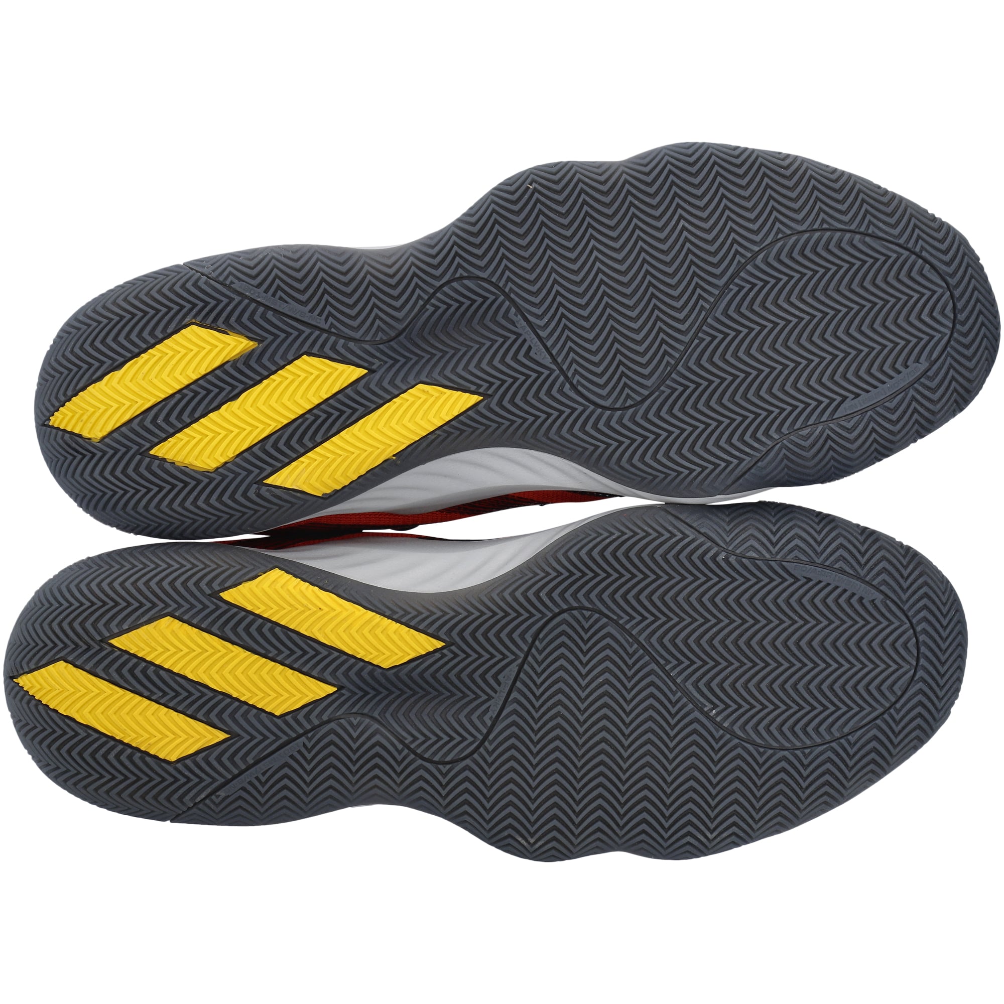 Kansas Jayhawks Team-Issued White/Gray Marquee adidas Shoes from the Basketball Program