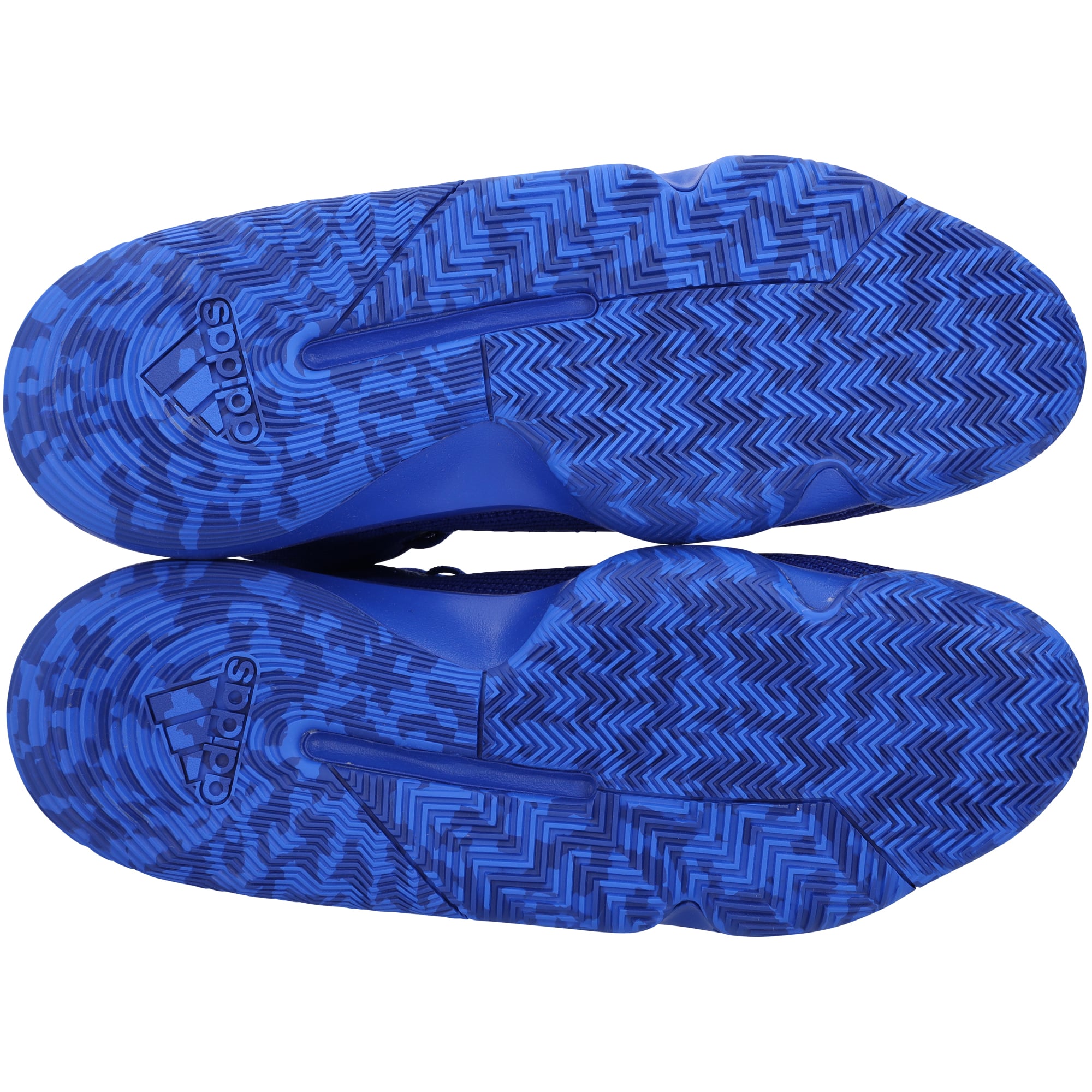 Kansas Jayhawks Team-Issued Royal Pro Bounce adidas Shoes from the Basketball Program