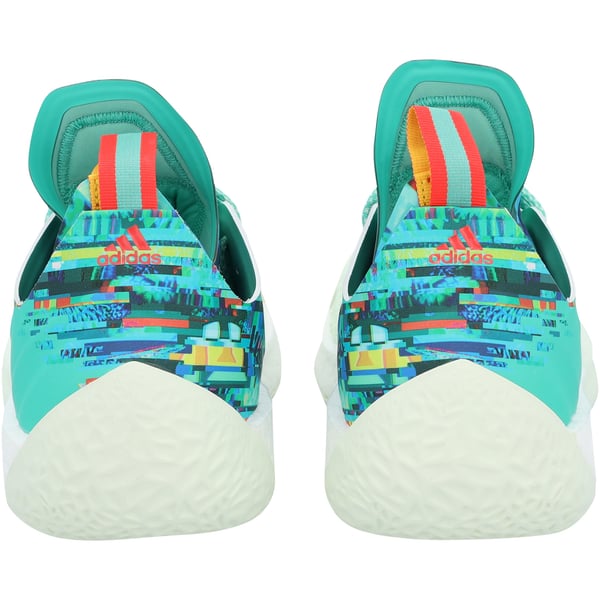 Kansas Jayhawks Team-Issued Teal Harden 2 adidas Shoes from  display picture 2