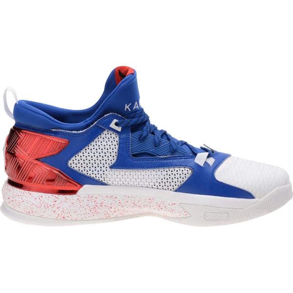 Kansas Jayhawks Team Issued White D Lillard 2 Shoes from the 