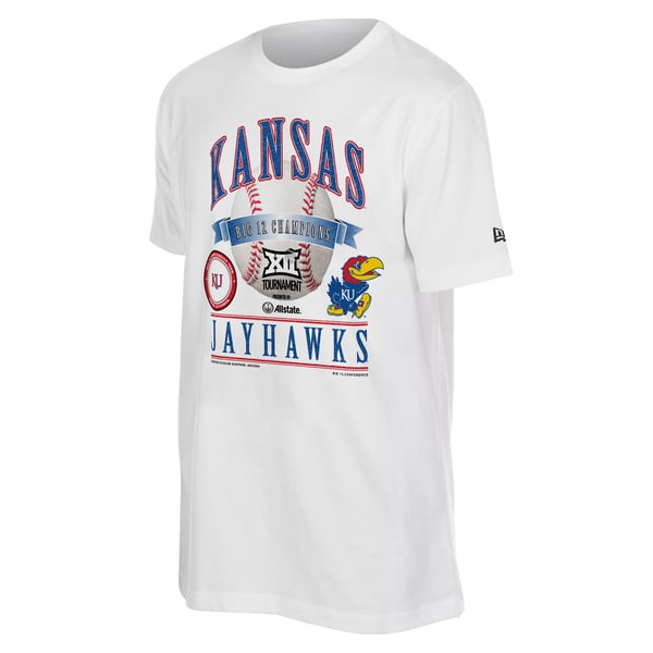 Male New Era White Kansas Jayhawks 2026 Big 12 Baseball Tournament 