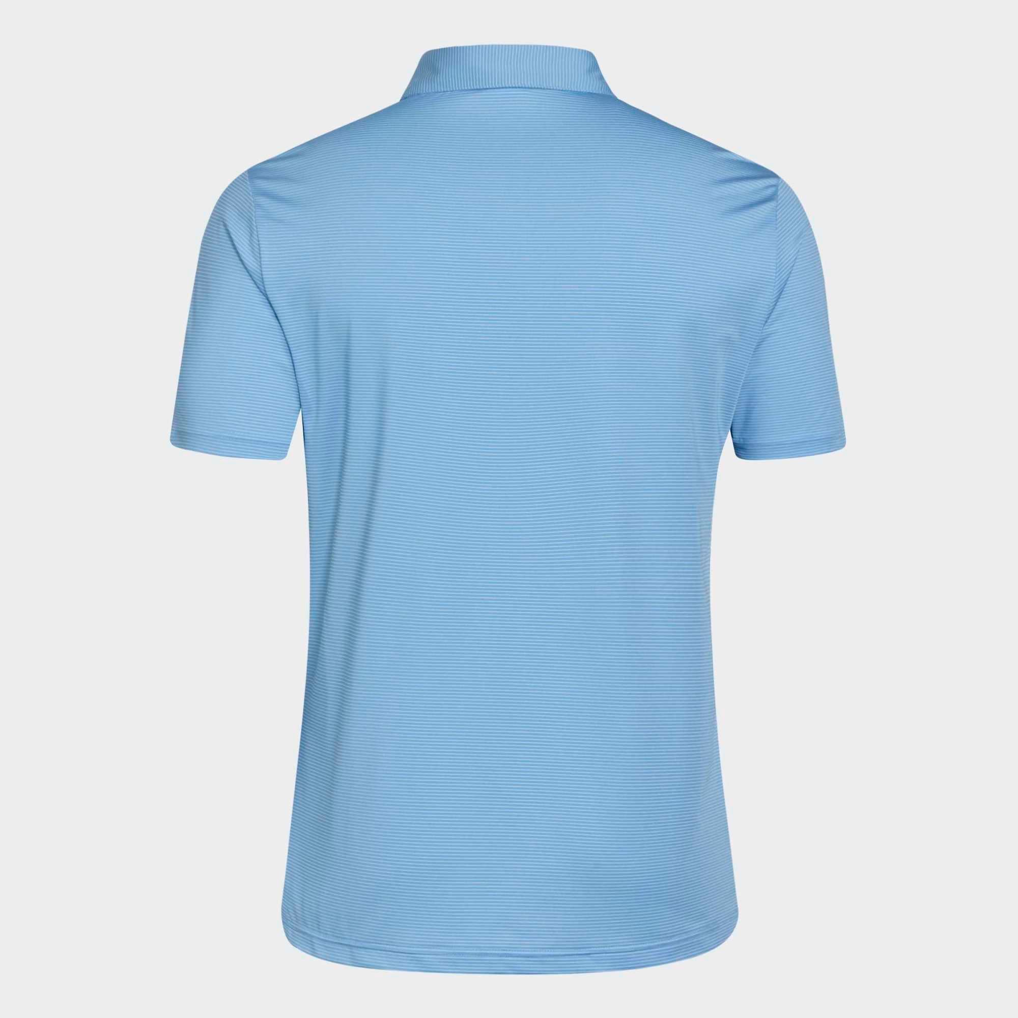 Men's adidas Light Blue Kansas Jayhawks Ultimate 365 Stripe Polo