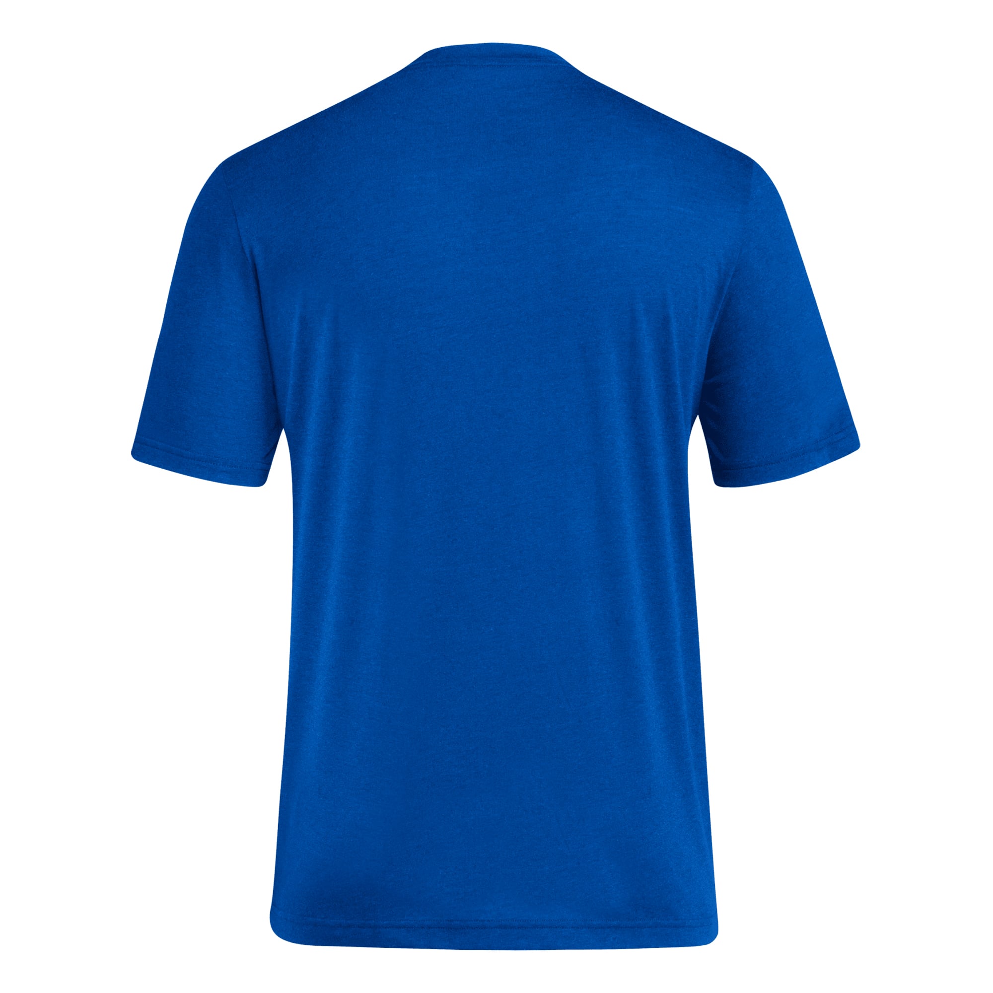 T-shirt adidas Royal Kansas Jayhawks Locker Swish Tri-Blend pour homme