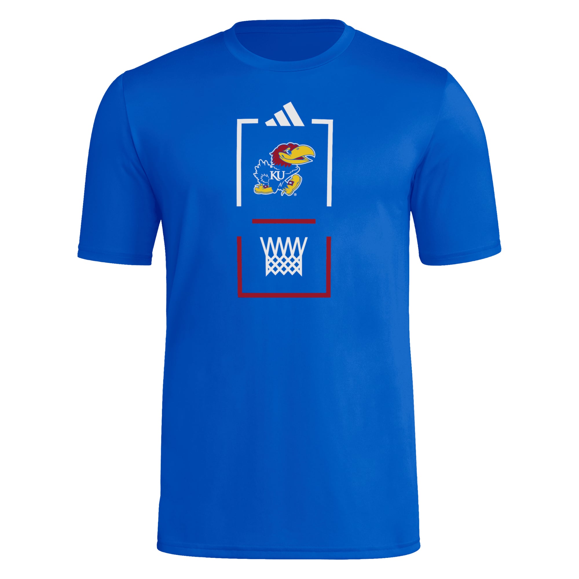 T-shirt d'avant-match adidas Royal Kansas Jayhawks pour homme