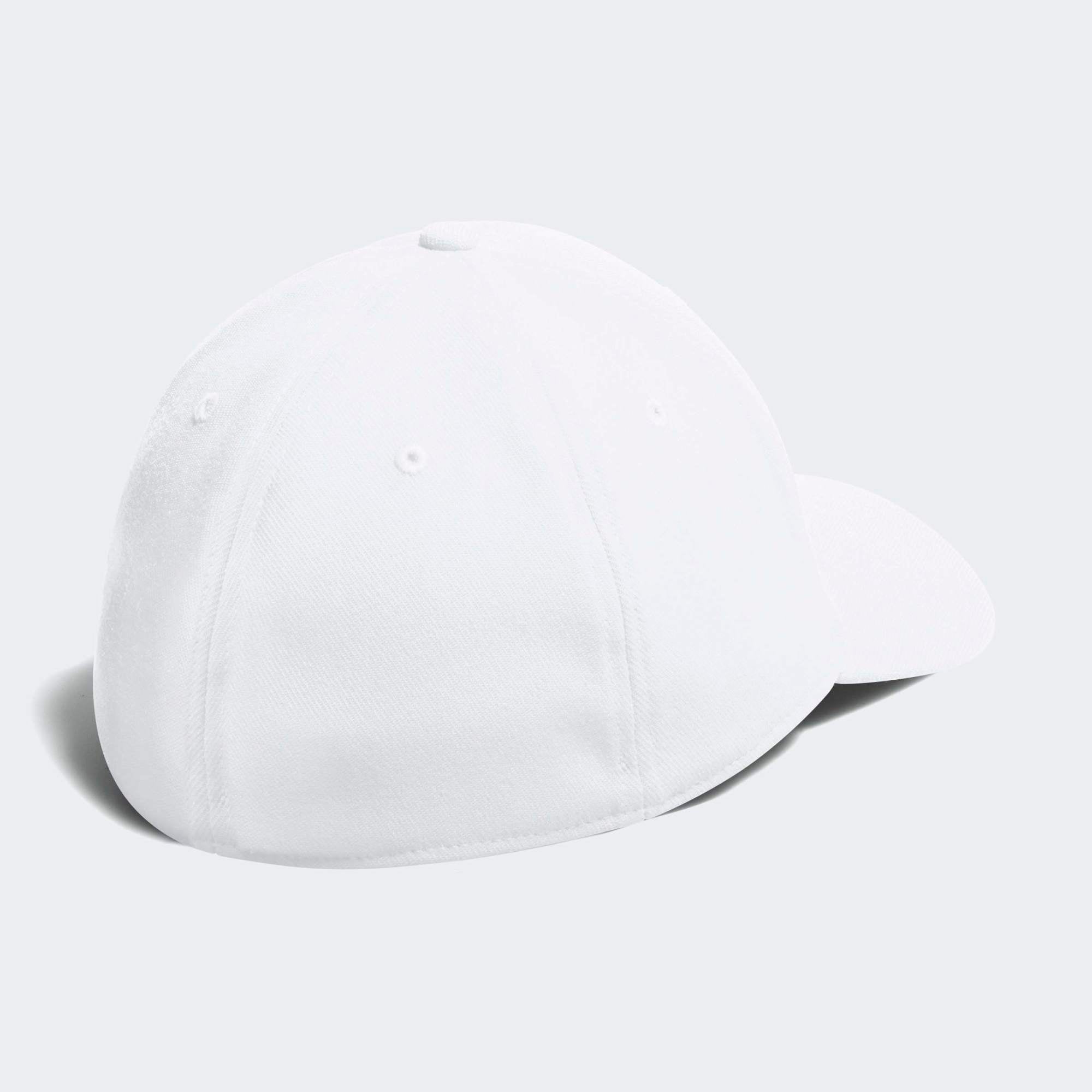 Men's adidas White Kansas Jayhawks 2026 Sideline Flex Hat