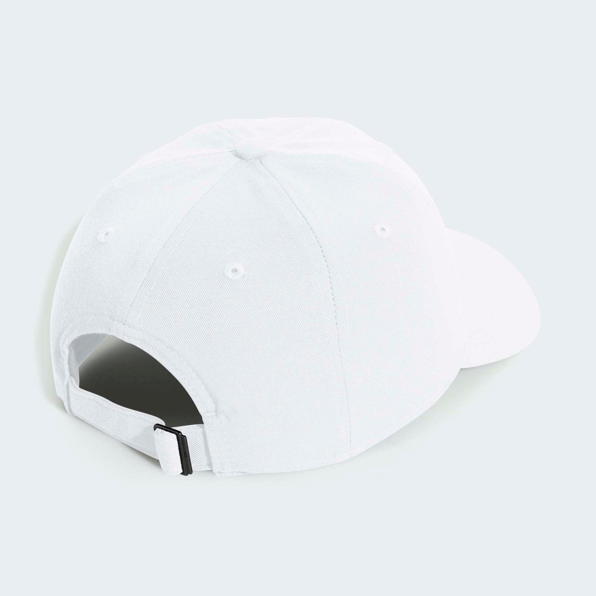 Men's adidas White Kansas Jayhawks 2026 Sideline Slouch Adjustable Hat