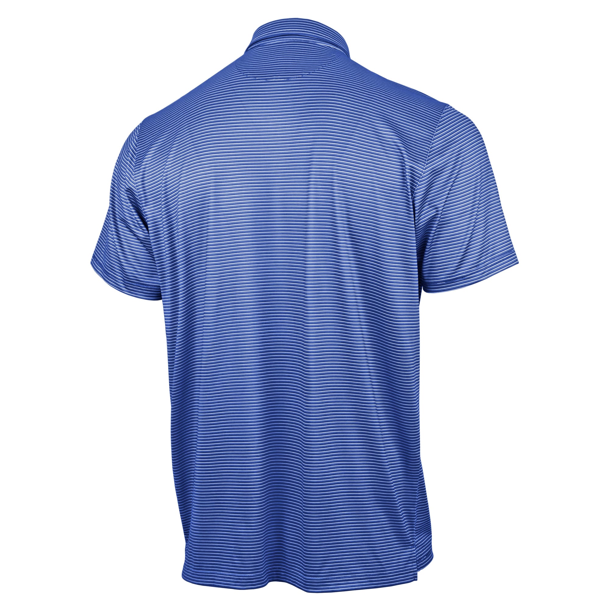 Men's Antigua Royal Kansas Jayhawks Lineage Polo
