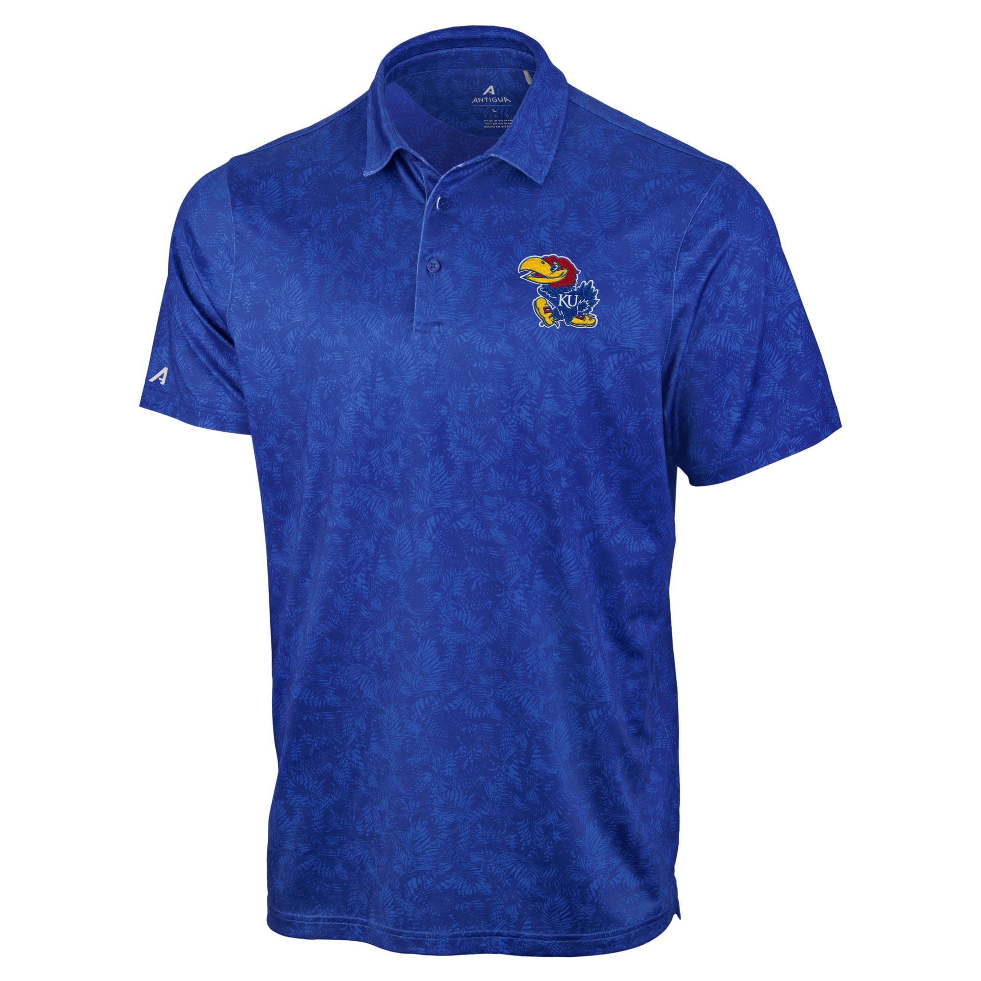 Polo Lush Antigua Royal Kansas Jayhawks pour hommes
