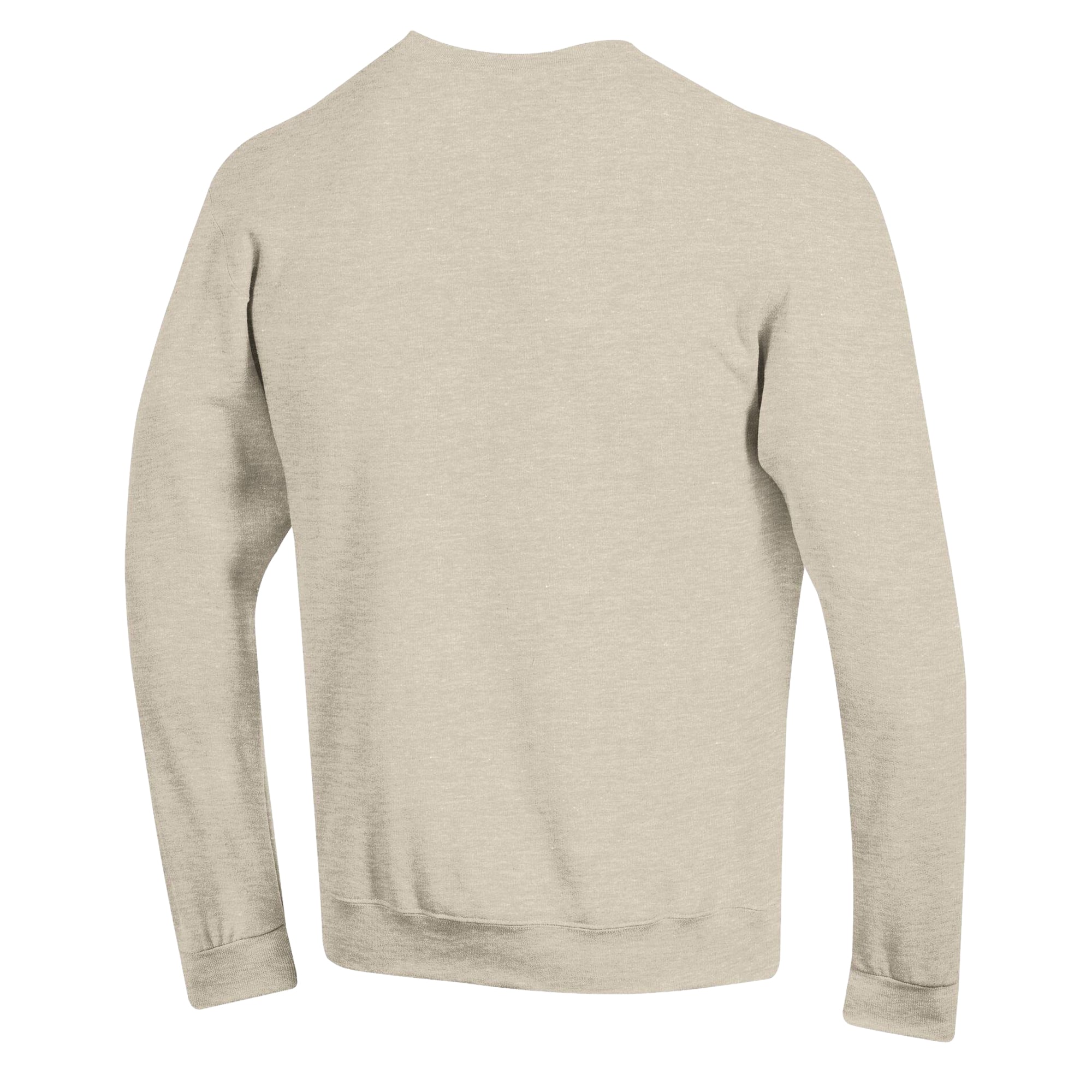 Men's Champion  Oatmeal Kansas Jayhawks Operation Hat Trick Flag Fleece Crewneck Sweatshirt
