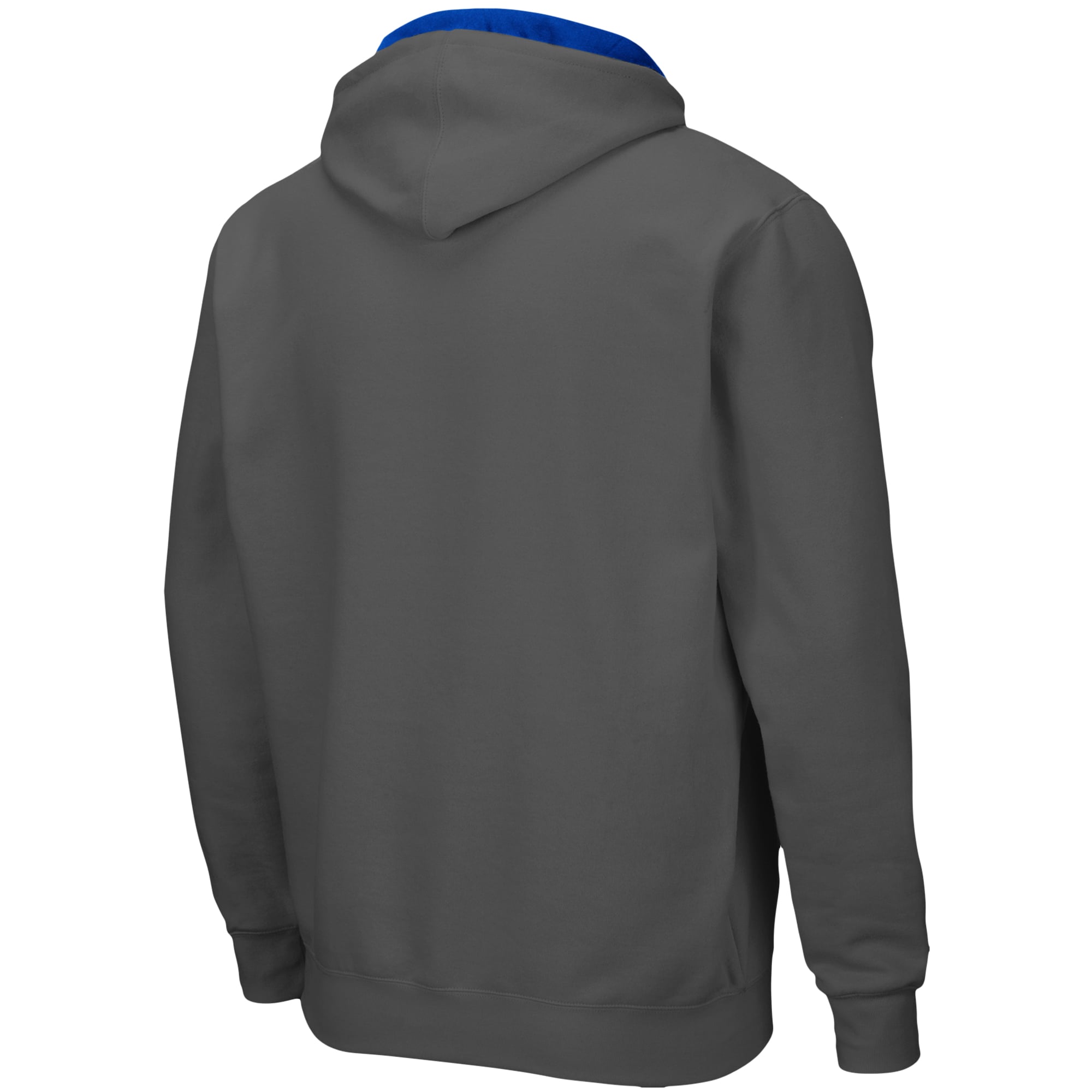 Sweat à capuche zippé Colosseum Charcoal Kansas Jayhawks Arch & Logo 3.0 pour homme