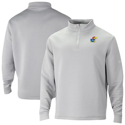 Kansas Jayhawks Columbia Omni-Wick Pack It Up Quarter-Zip Pullover - Gray