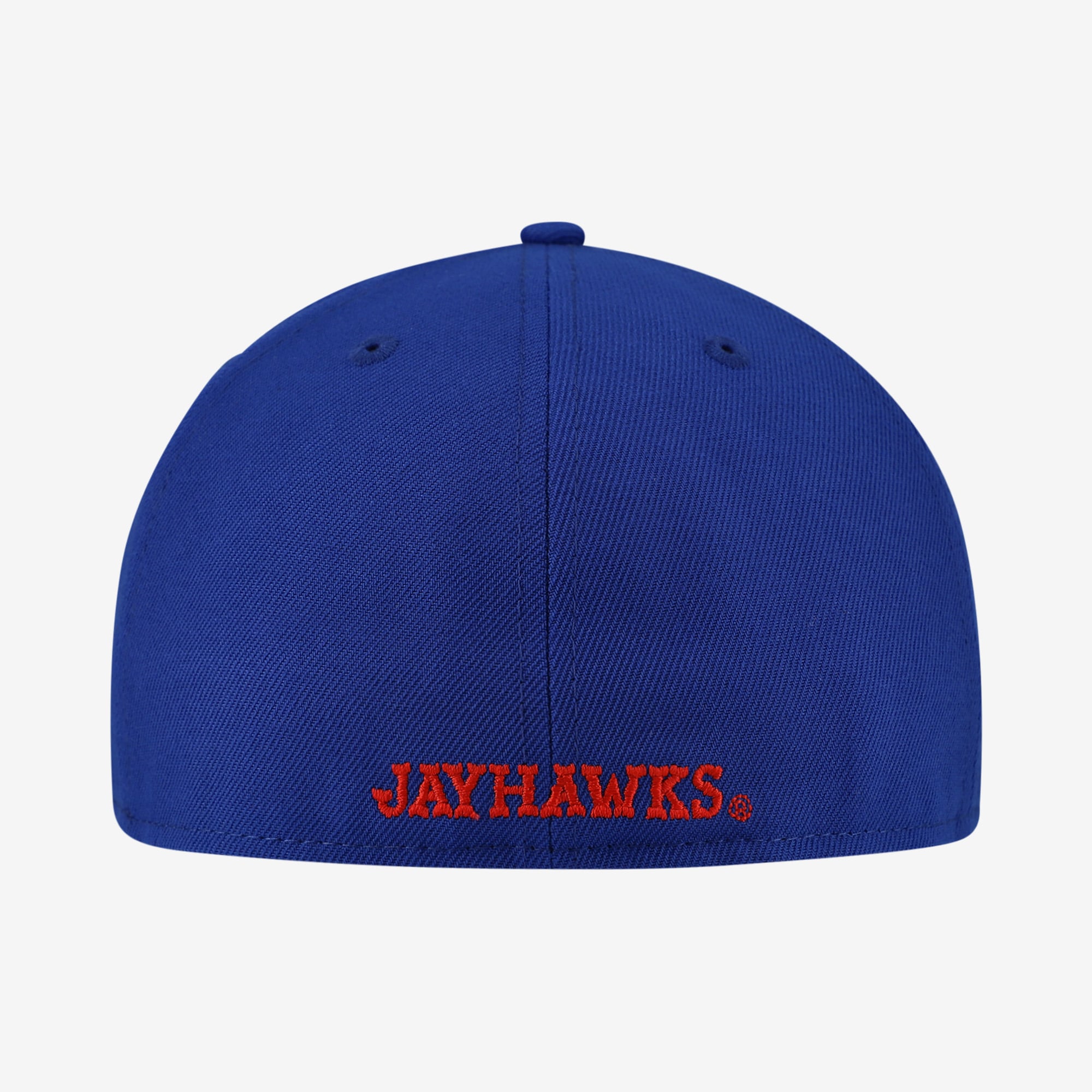 Casquette ajustée New Era Royal Kansas Jayhawks Core 59FIFTY pour homme