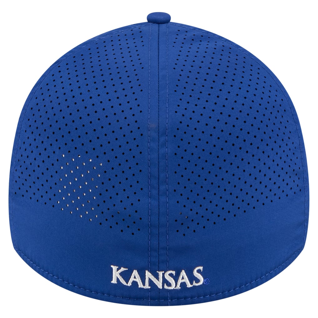 Kans Rope Men's New Era Royal Kansas Jayhawks Rope 39THIRTY Flex Hat