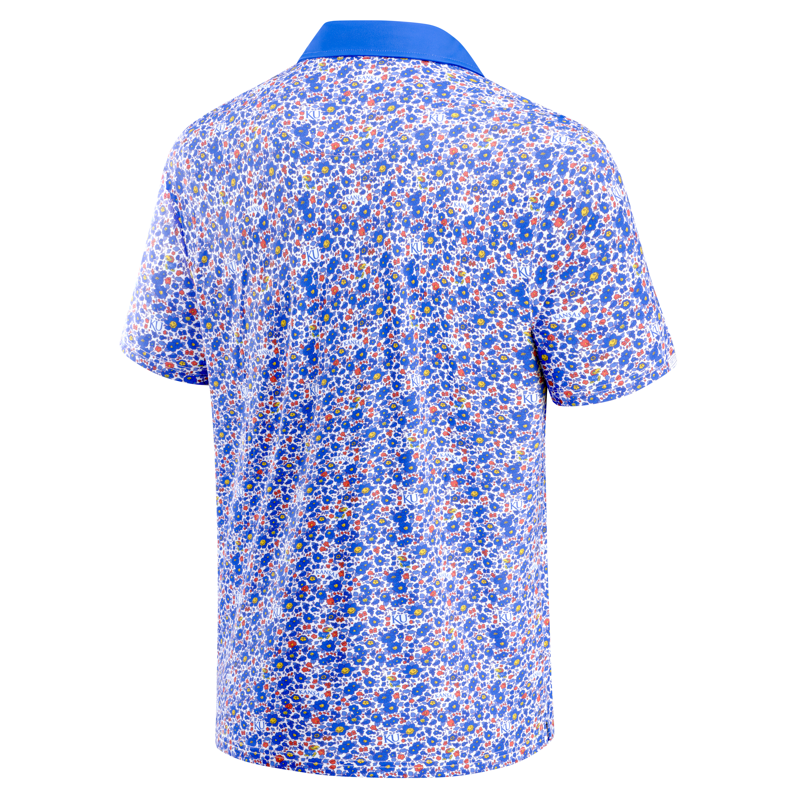 Polo Teddy Smith & Quinn Royal Kansas Jayhawks Poppies pour homme