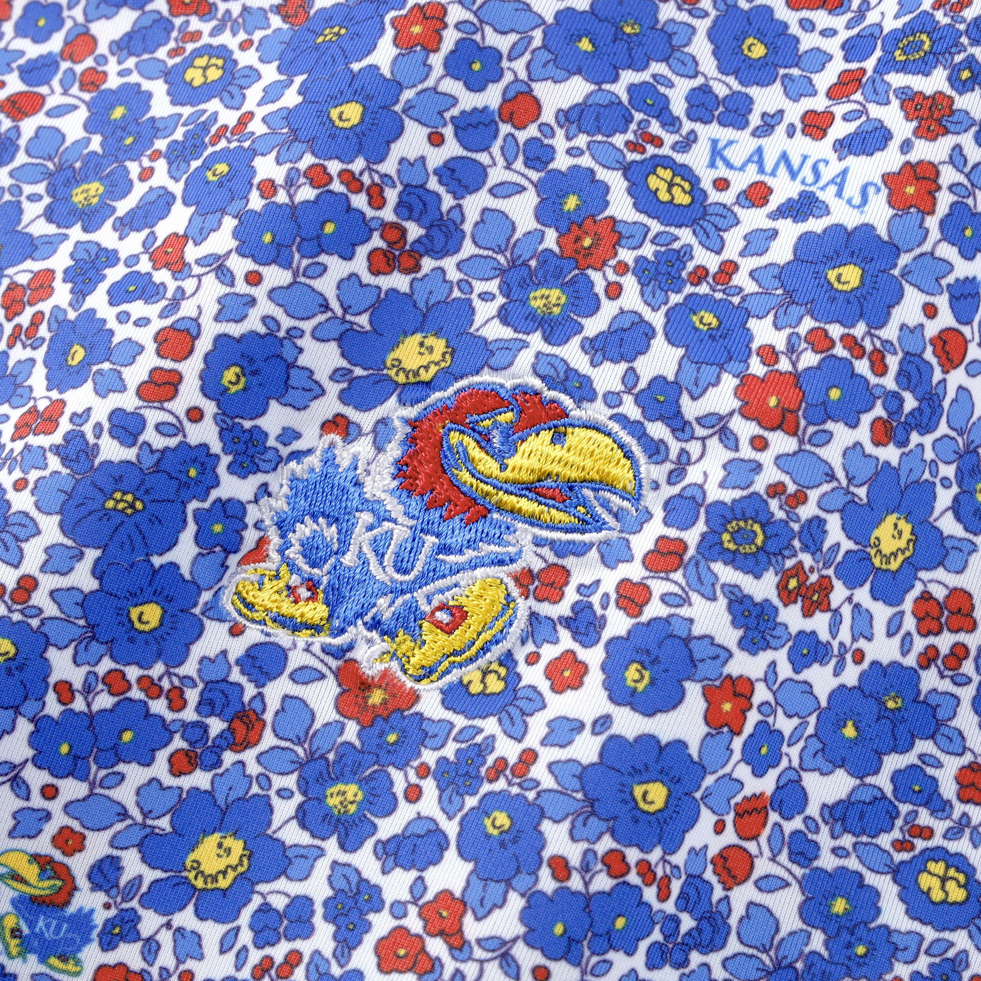 Polo Teddy Smith & Quinn Royal Kansas Jayhawks Poppies pour homme