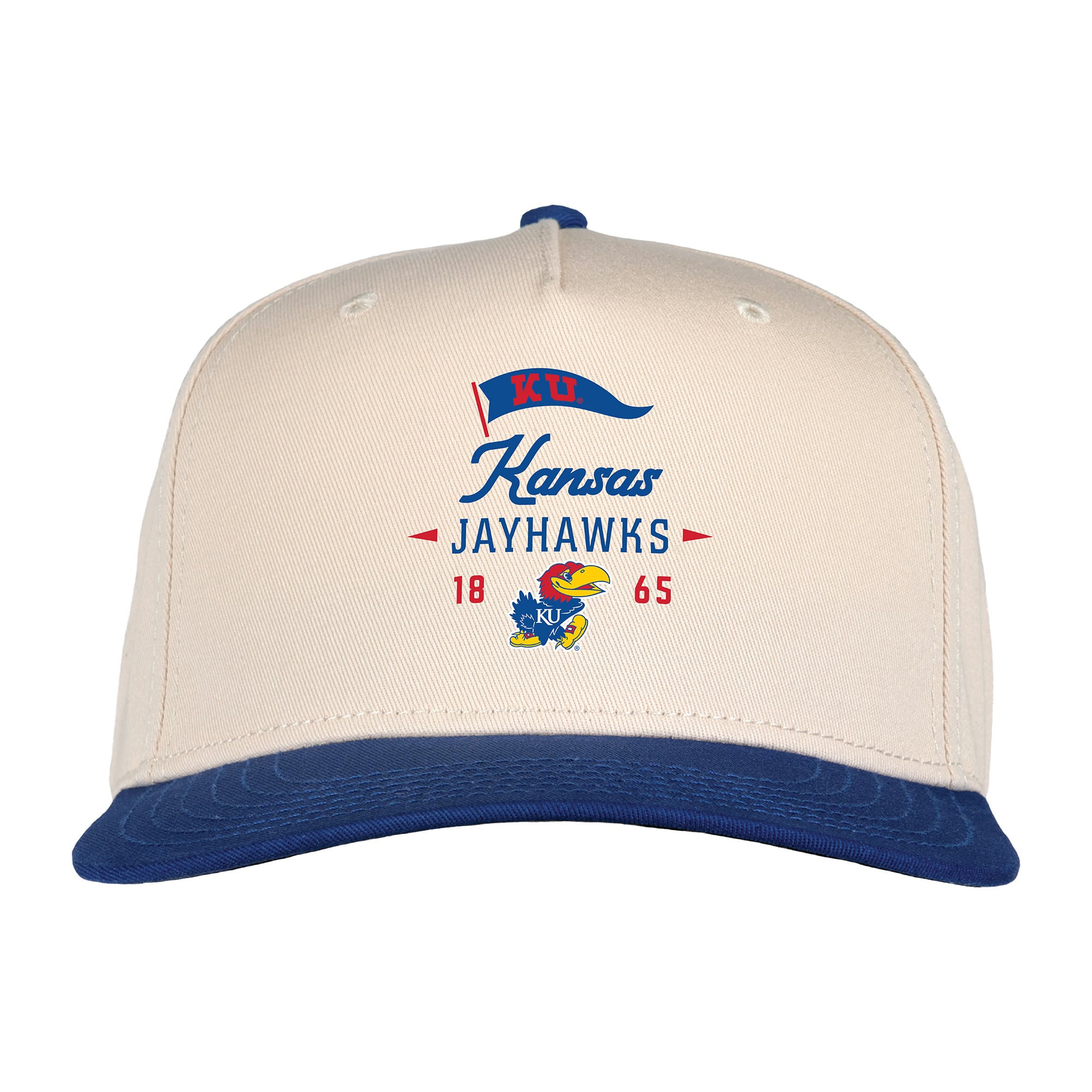 Unisex Ahead Cream Kansas Jayhawks The 1995 Adjustable Hat