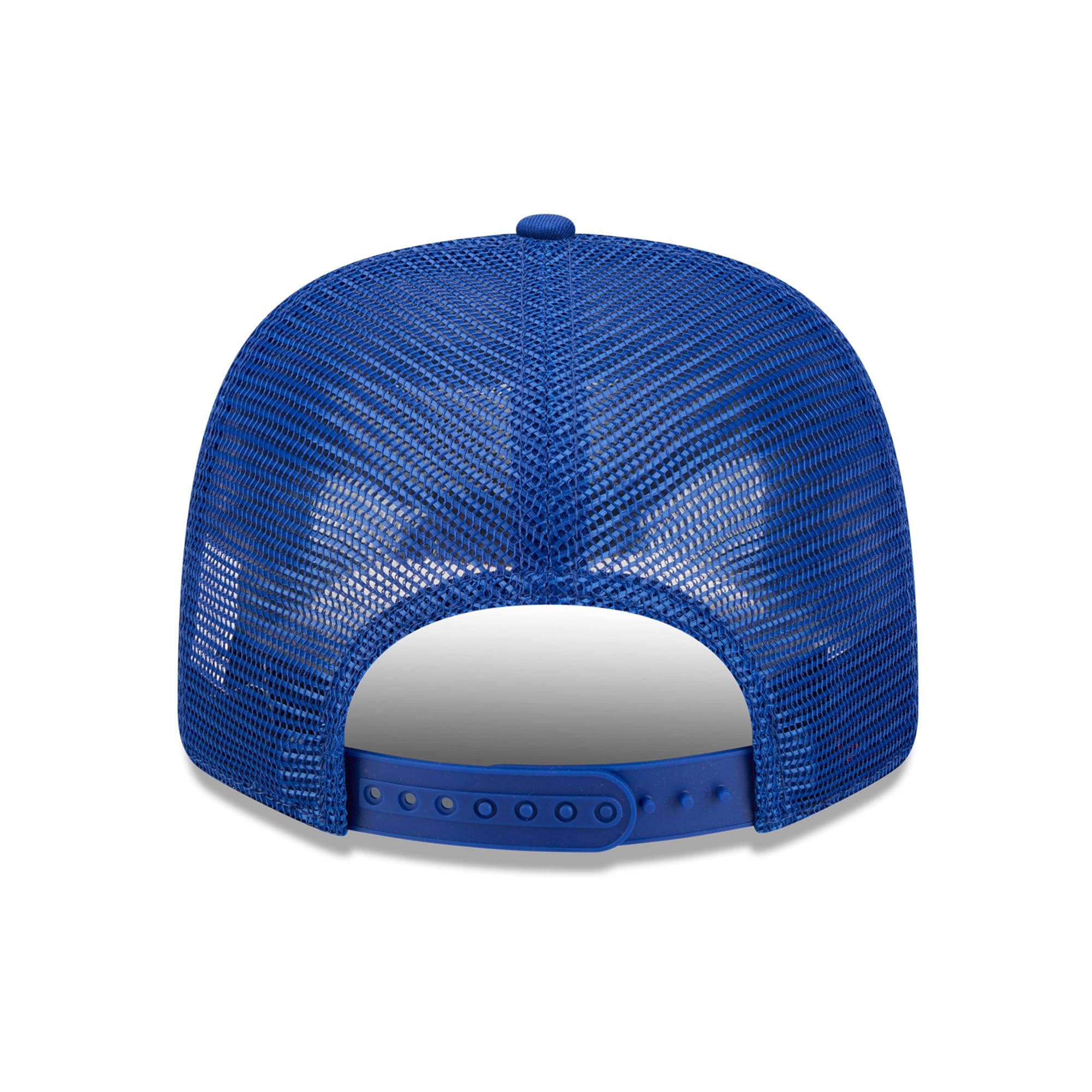 Casquette trucker unisexe New Era Royal Kansas Jayhawks Inline Patch 9SEVENTY, ajustable