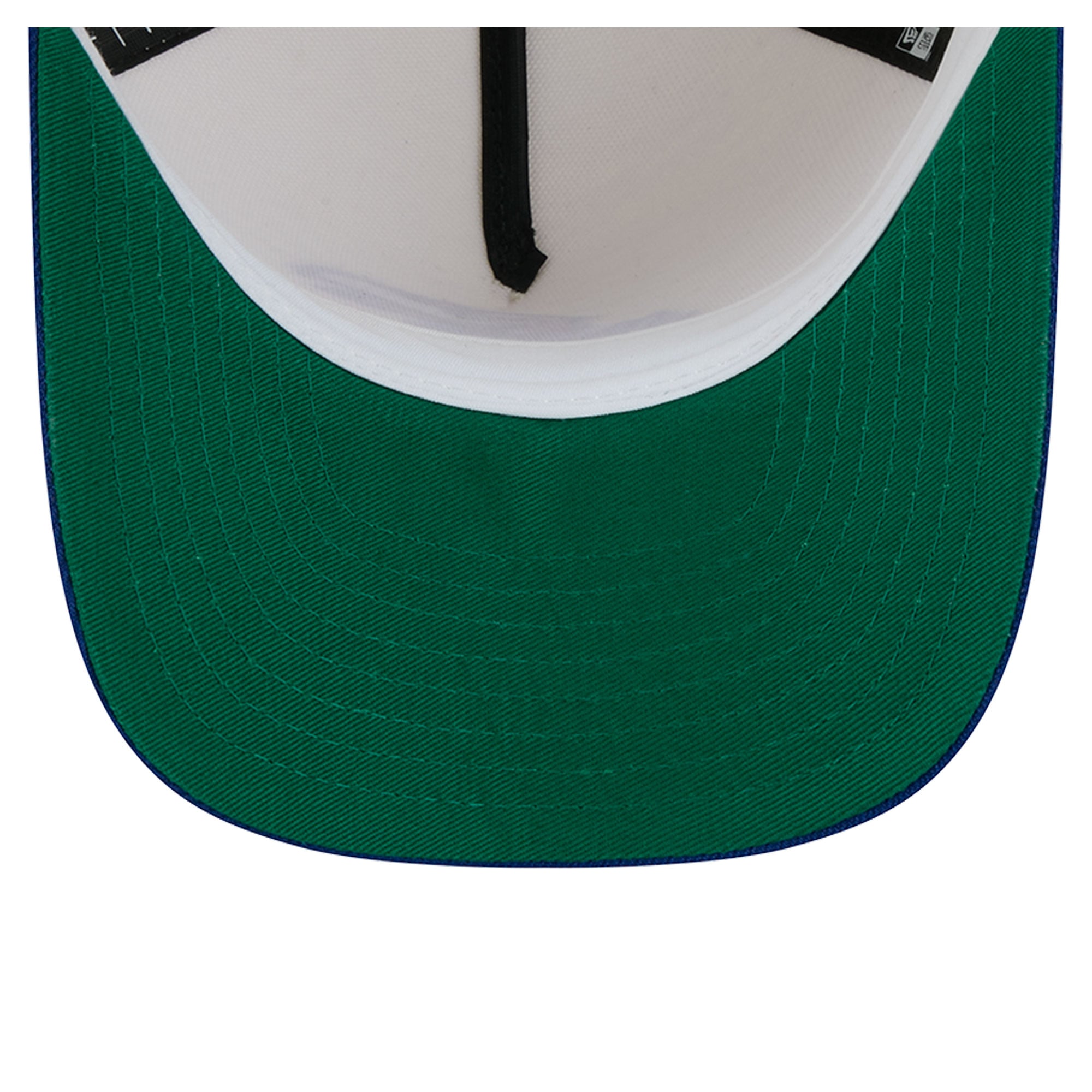 Unisex New Era White/Royal Kansas Jayhawks A-Frame 9FIFTY Snapback Hat