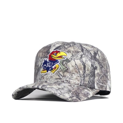 Kansas Jayhawks No Rivals Unisex Outland Adjustable Hat - Camo
