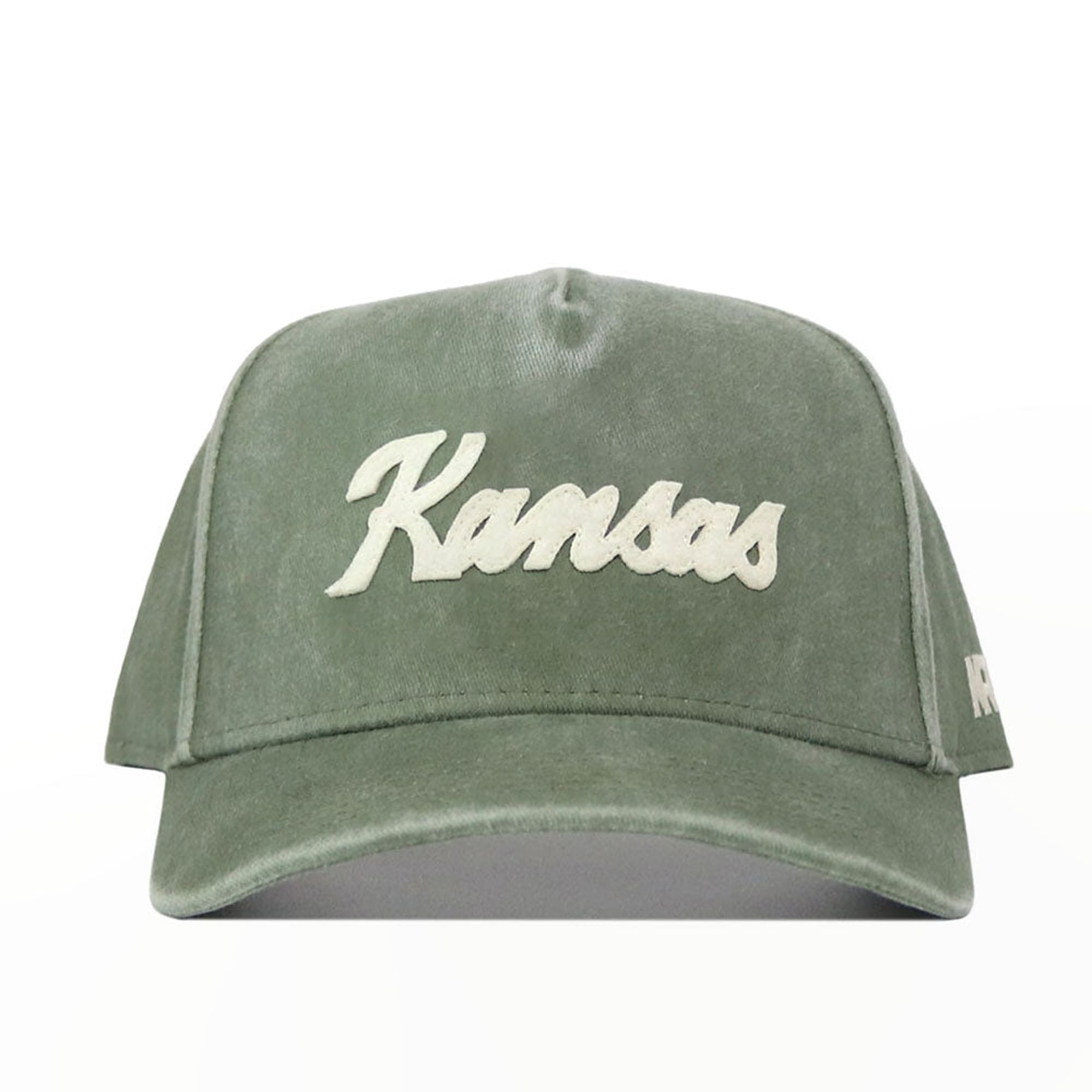 Casquette unisexe No Rivals verte Kansas Jayhawks Home Turf ajustable