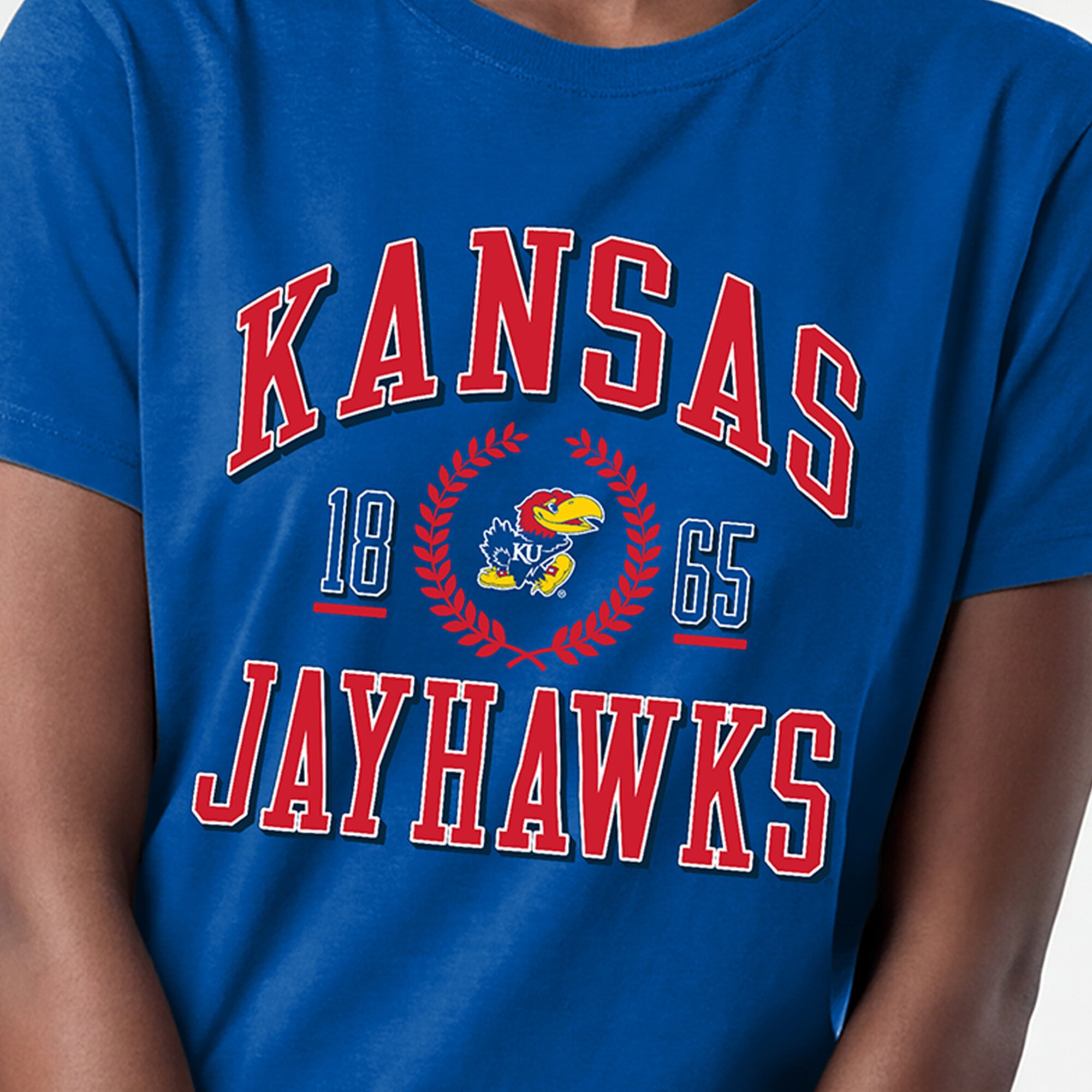 Women's Champion Royal Kansas Jayhawks Lifestyle T-Shirt