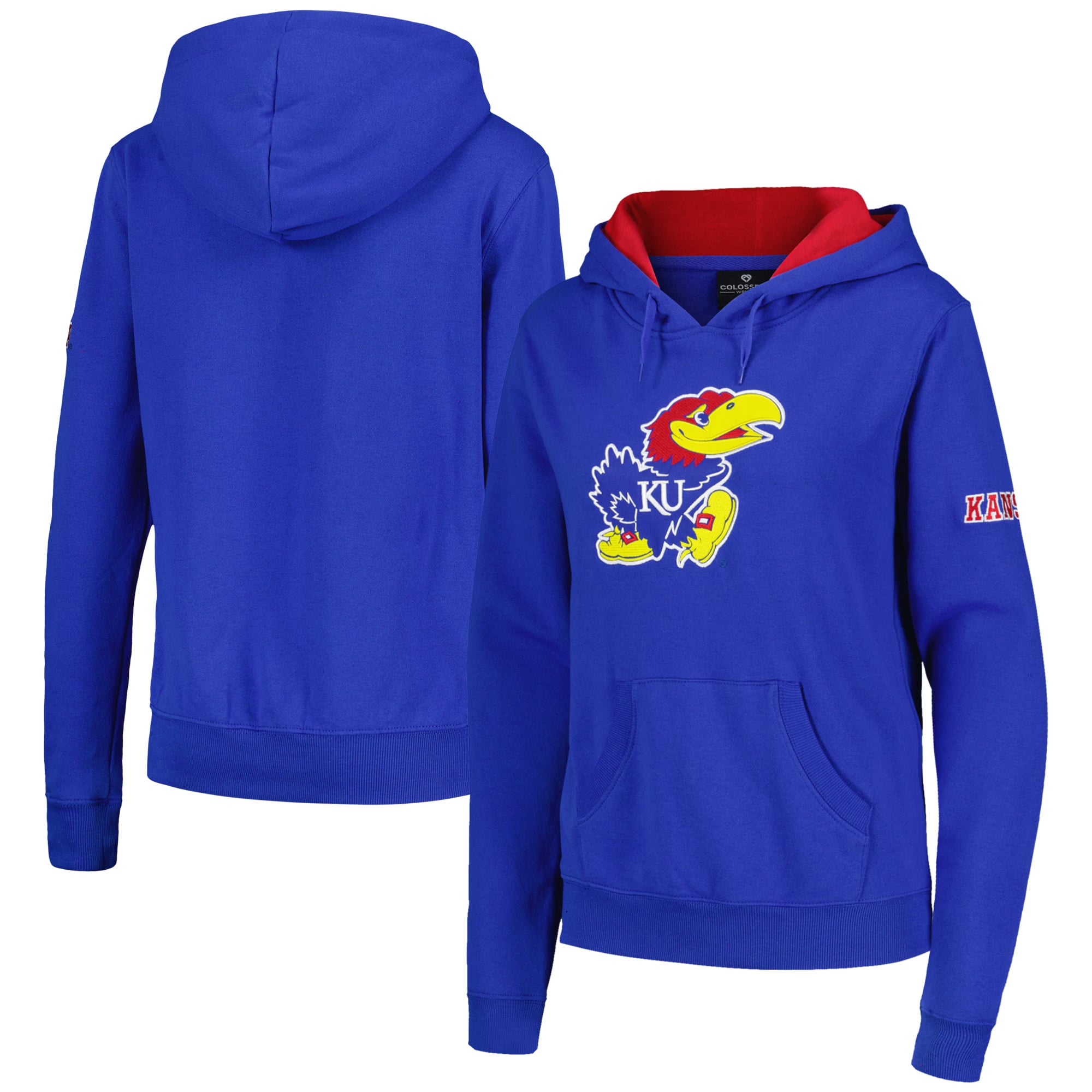 Jayhawks Color:blue Royal Blue Jayhawks Gear Kansas Jayhawks Arch & Logo Gameday Crewneck ...