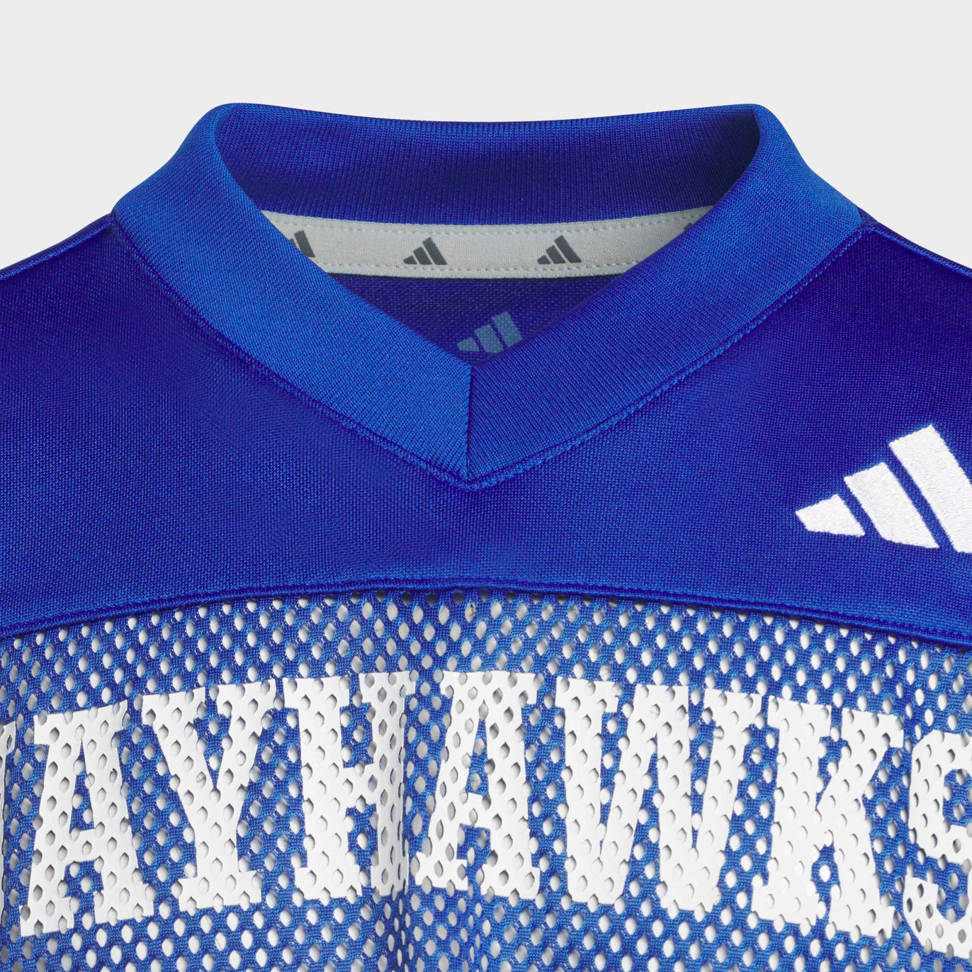 Maillot adidas bleu Kansas Jayhawks Tailgate pour jeunes