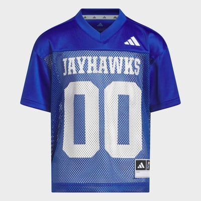 Kansas Jayhawks adidas Youth Tailgate Jersey - Blue
