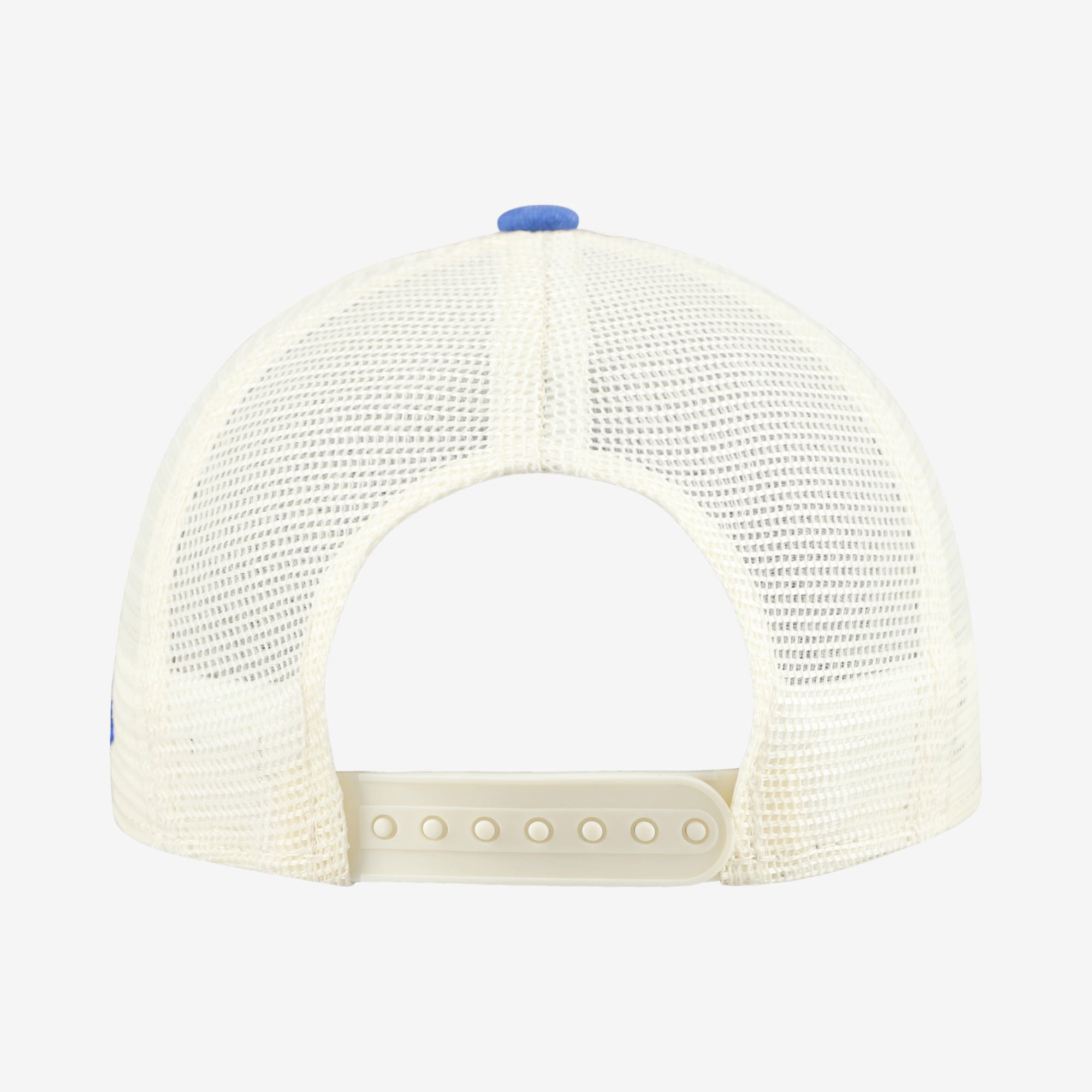Casquette trucker rétro ajustable New Era Royal Kansas Jayhawks 9FORTY A-Frame M-Crown pour jeunes