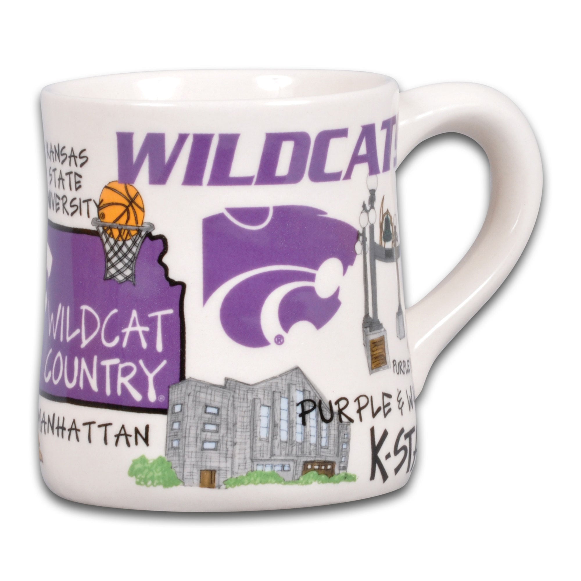 Mug en céramique Kansas State Wildcats Icon 20 oz.