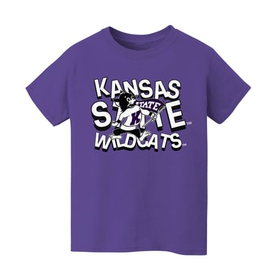 Kansas State Wildcats Vive La Fete Infant Mascot & Name T-Shirt - Purple