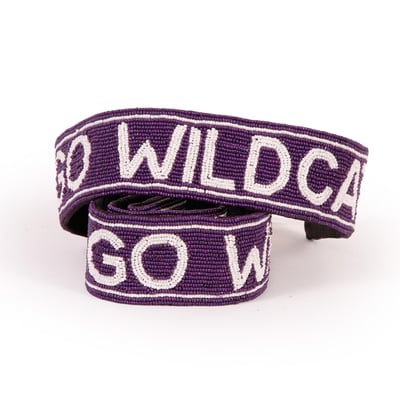 Kansas State Wildcats Beaded Purse Strap