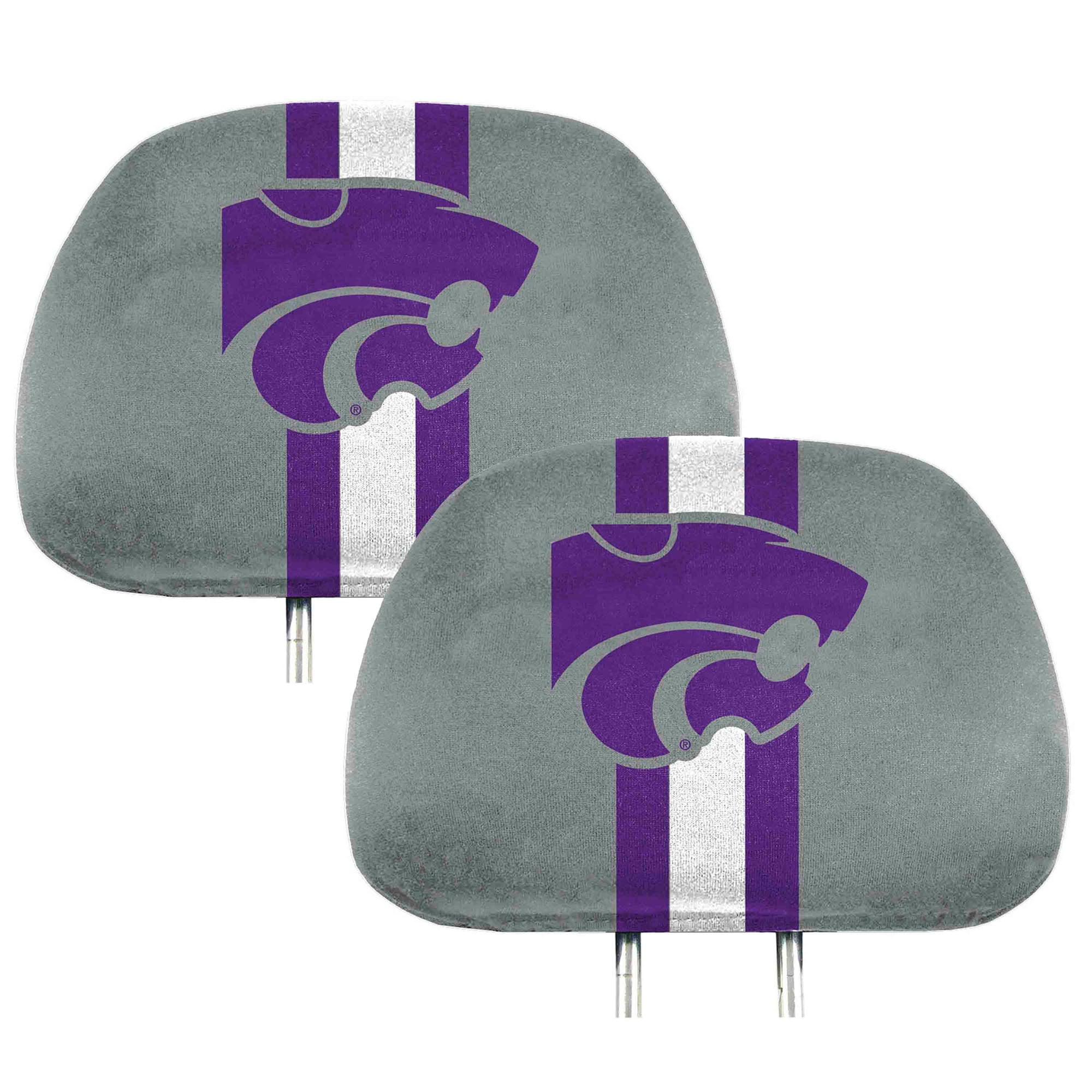 Housses d'appuie-tête imprimées Logo Brands Kansas State Wildcats (lot de deux)