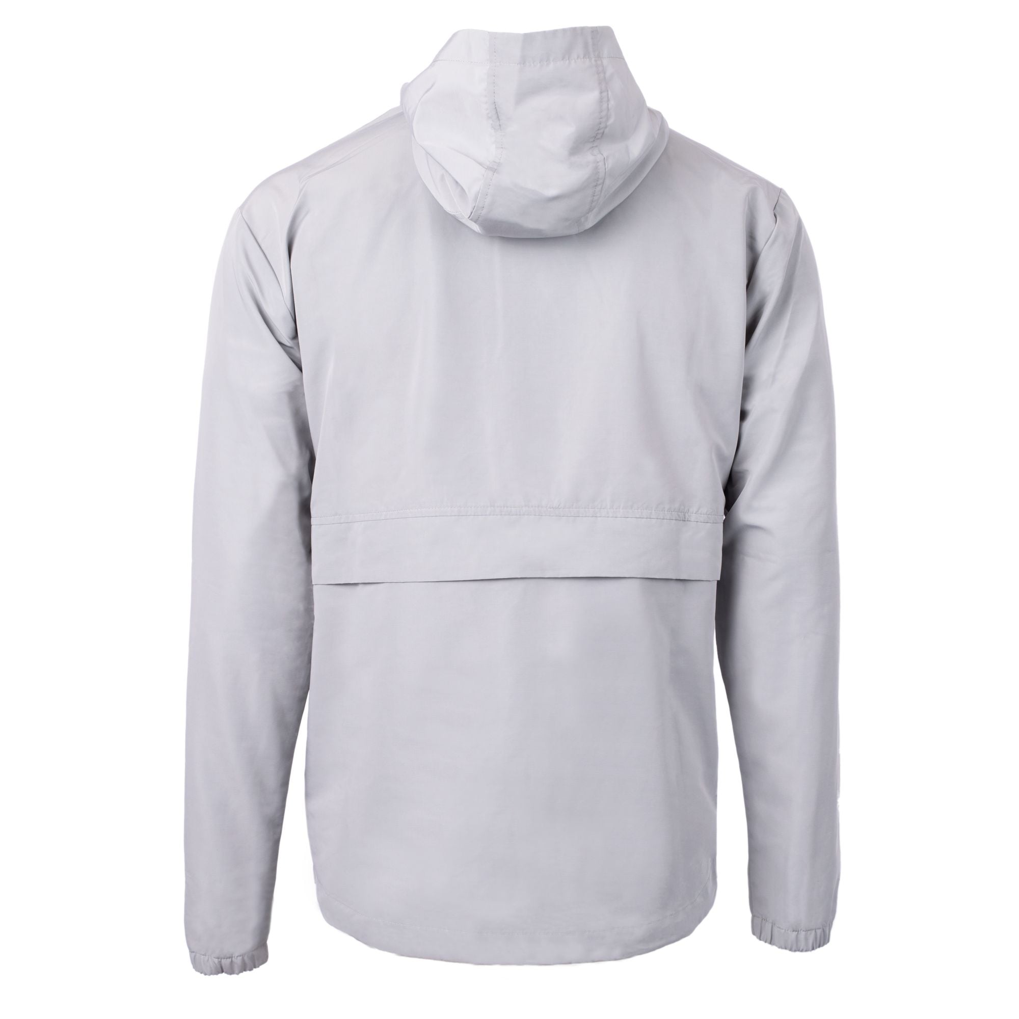 Men's Cutter & Buck Gray Kansas State Wildcats Vault Charter Eco Recycled Half-Zip Anorak Jacket