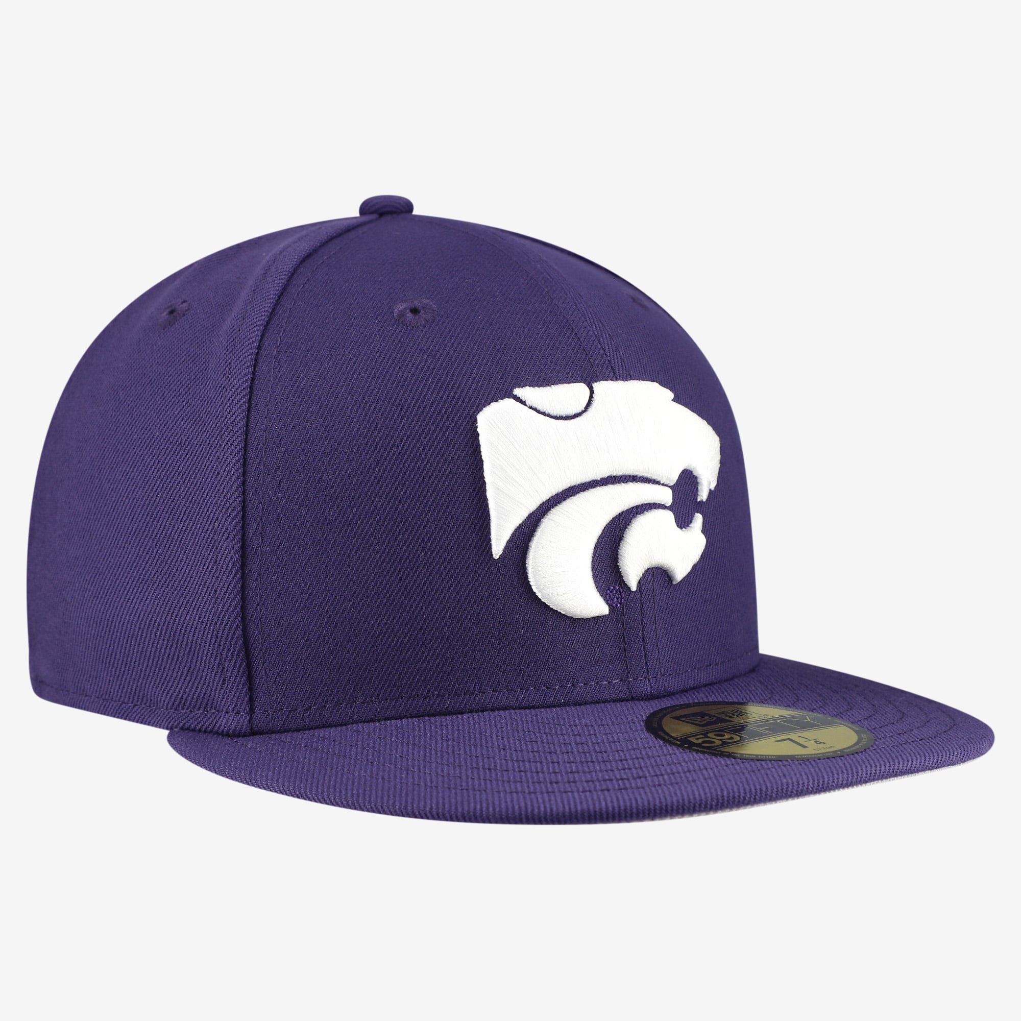 Casquette ajustée New Era 59FIFTY violette pour homme, Kansas State Wildcats Core