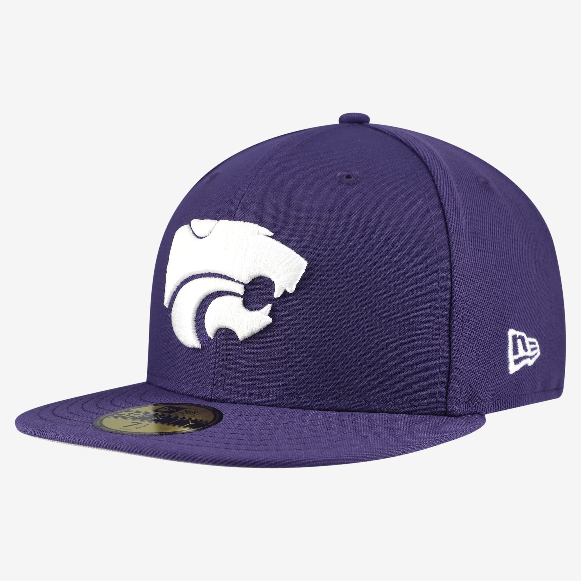Casquette ajustée New Era 59FIFTY violette pour homme, Kansas State Wildcats Core