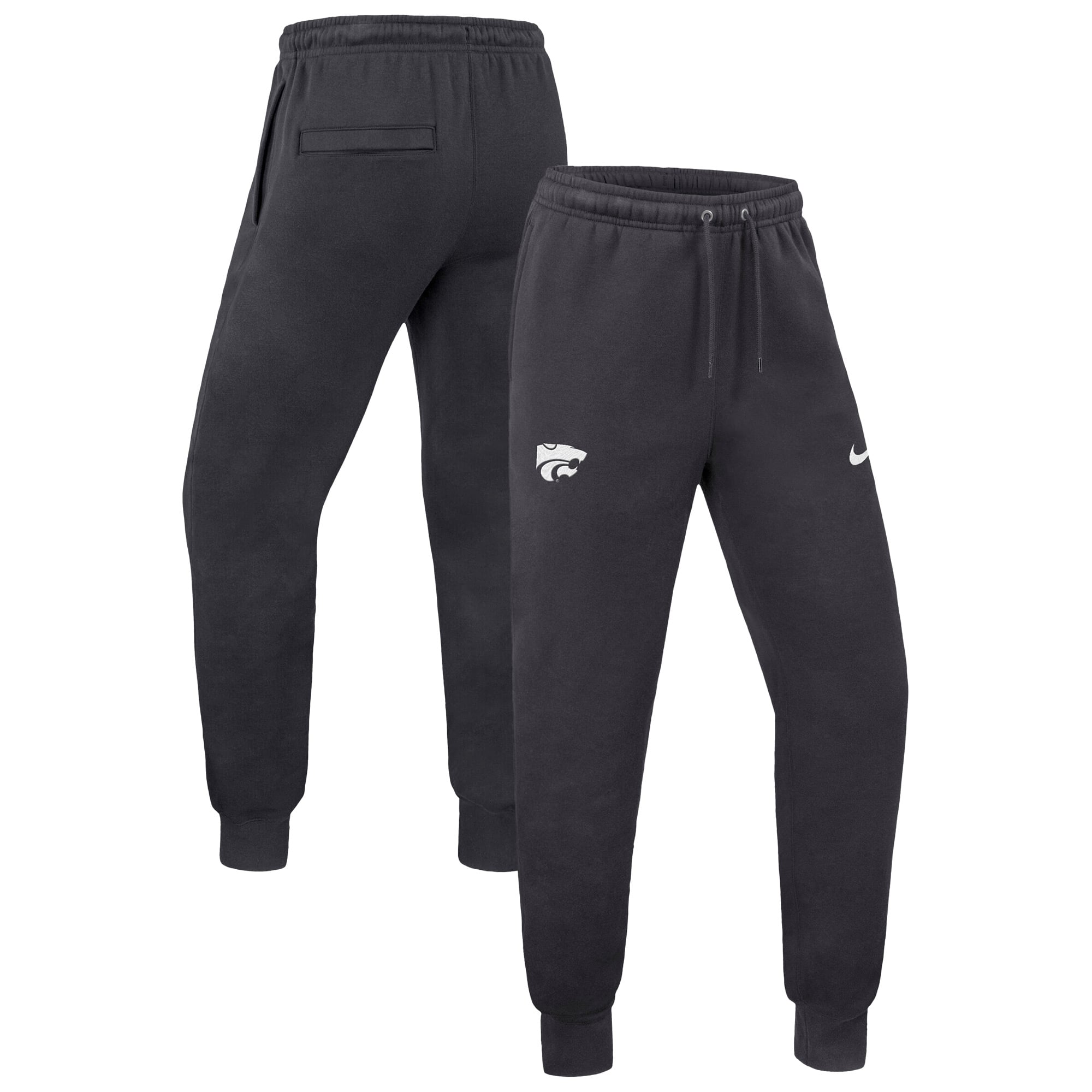Pantalon de jogging en polaire Nike Kansas State Wildcats Club anthracite pour homme