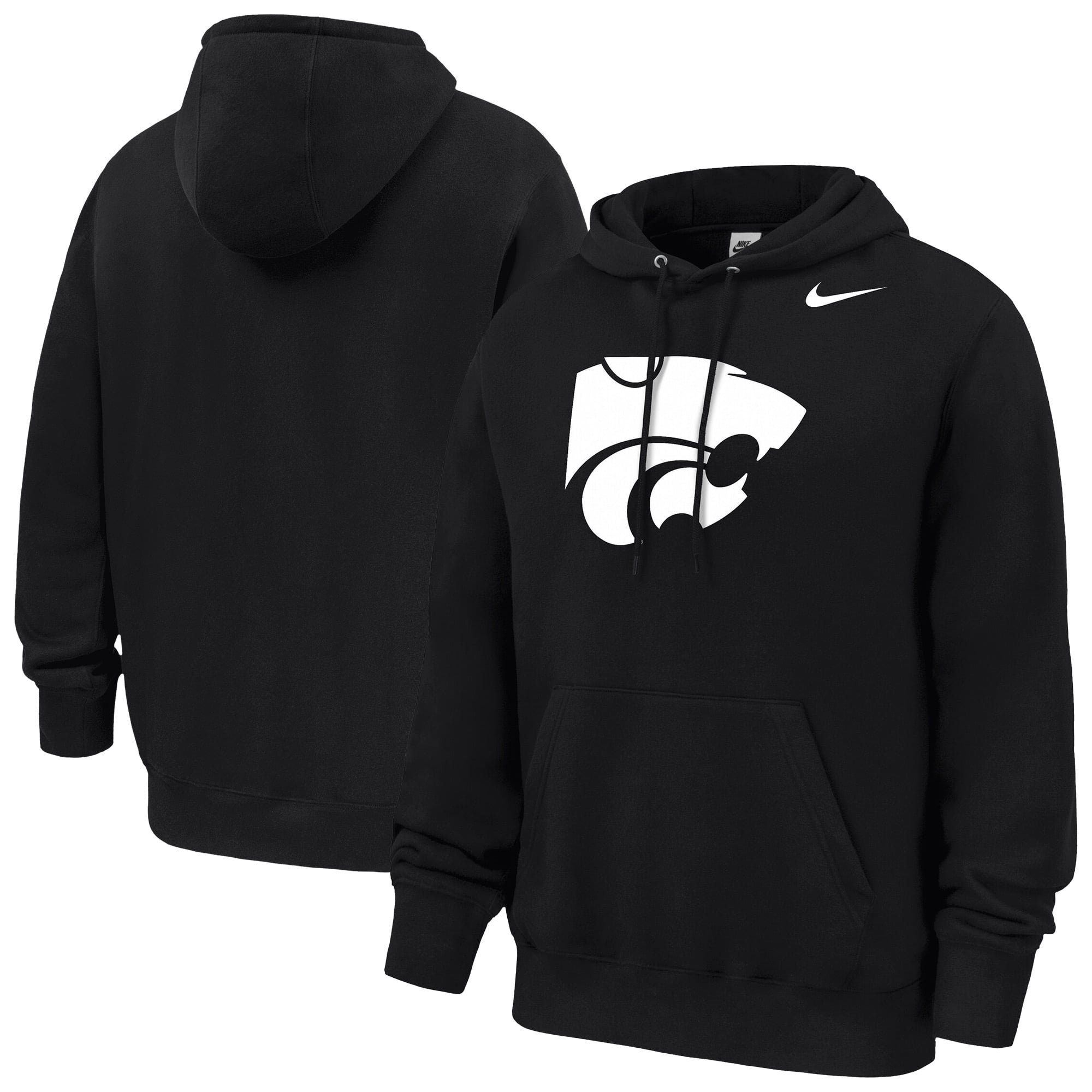 Sweat à capuche en polaire Nike violet Kansas State Wildcats Club pour homme