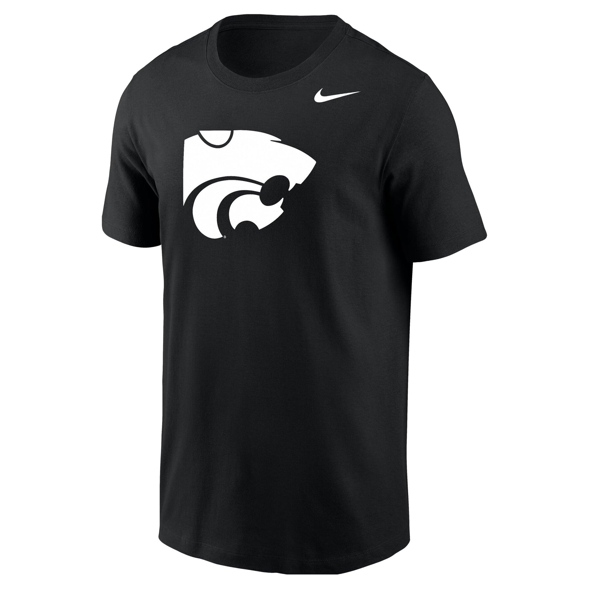 T-shirt Nike noir pour homme Kansas State Wildcats Core