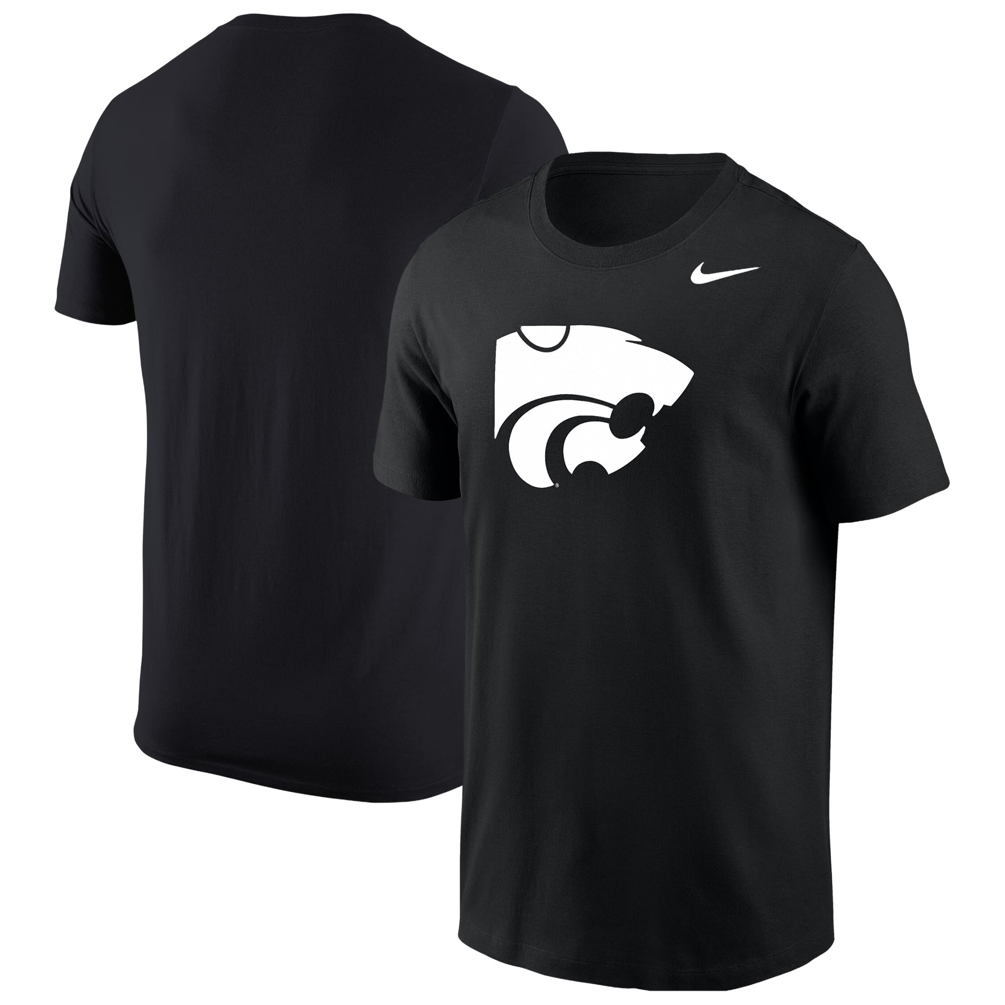 T-shirt Nike noir pour homme Kansas State Wildcats Core