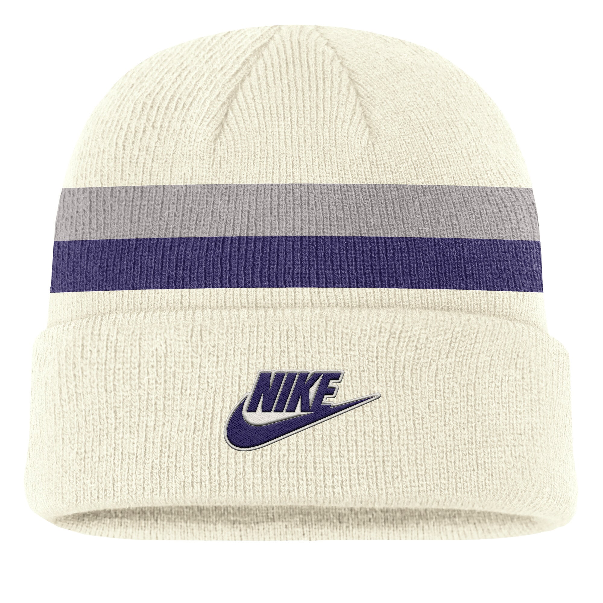 Bonnet à revers Nike crème Kansas State Wildcats Legacy pour homme