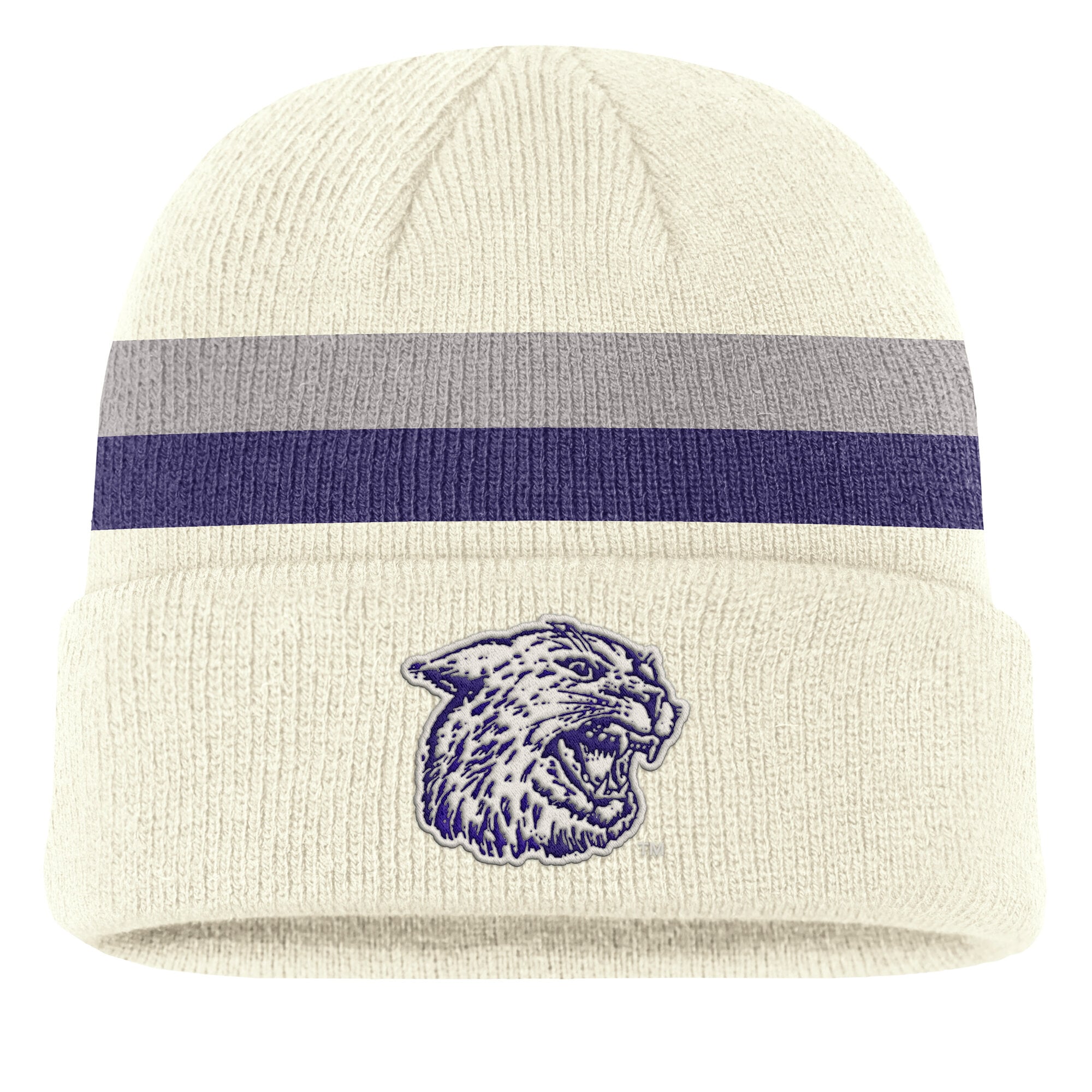 Bonnet à revers Nike crème Kansas State Wildcats Legacy pour homme