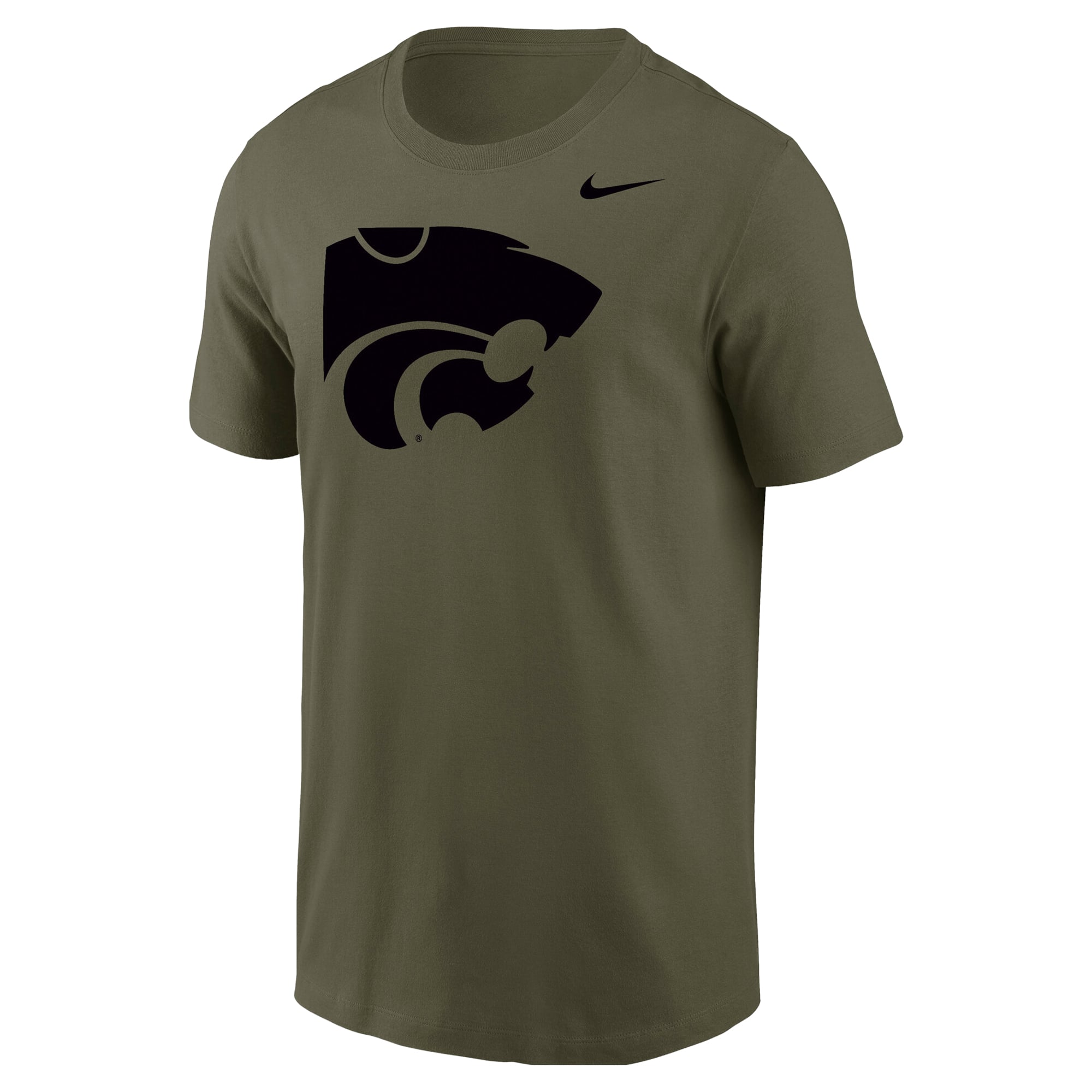 T-shirt militaire Nike Olive Kansas State Wildcats pour homme
