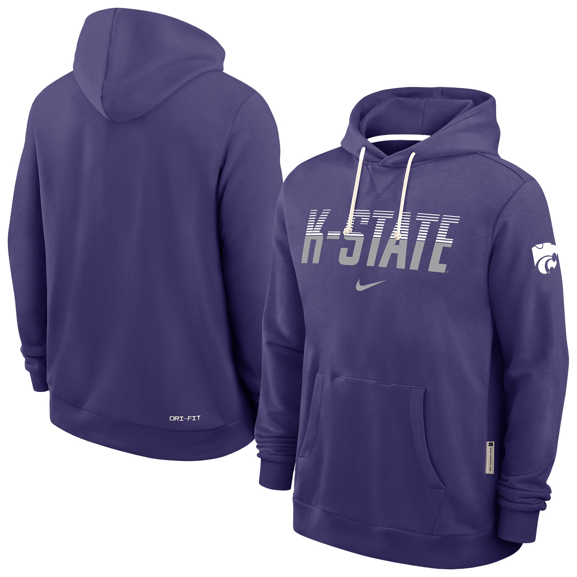 Men's Nike Purple Kansas State Wildcats 2026 Sideline Standard Issue Dri-FIT Hoodie