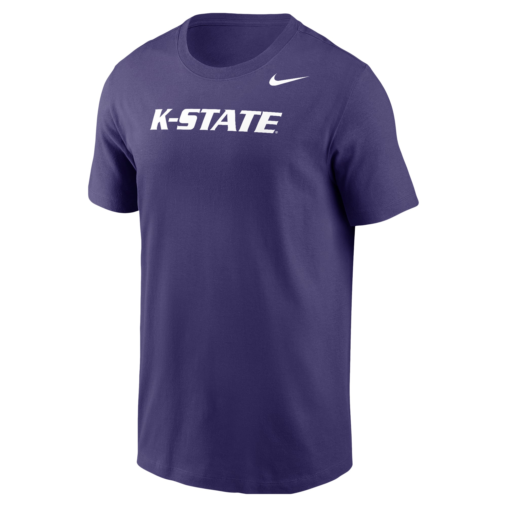 T-shirt Nike violet avec logo Kansas State Wildcats pour homme