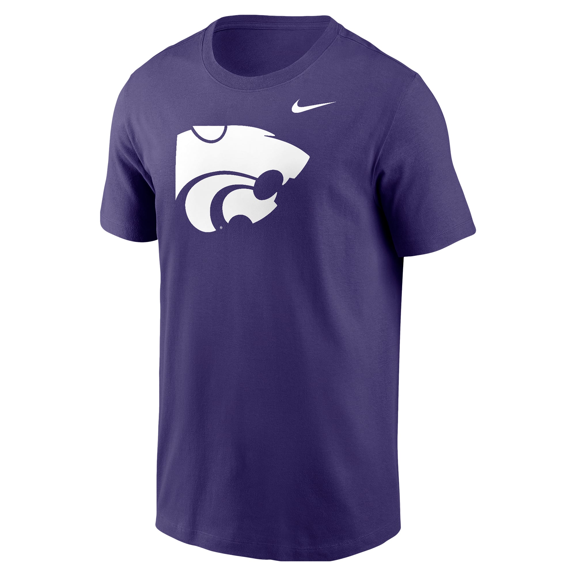Men's Nike Purple Kansas State Wildcats Logo T-Shirt