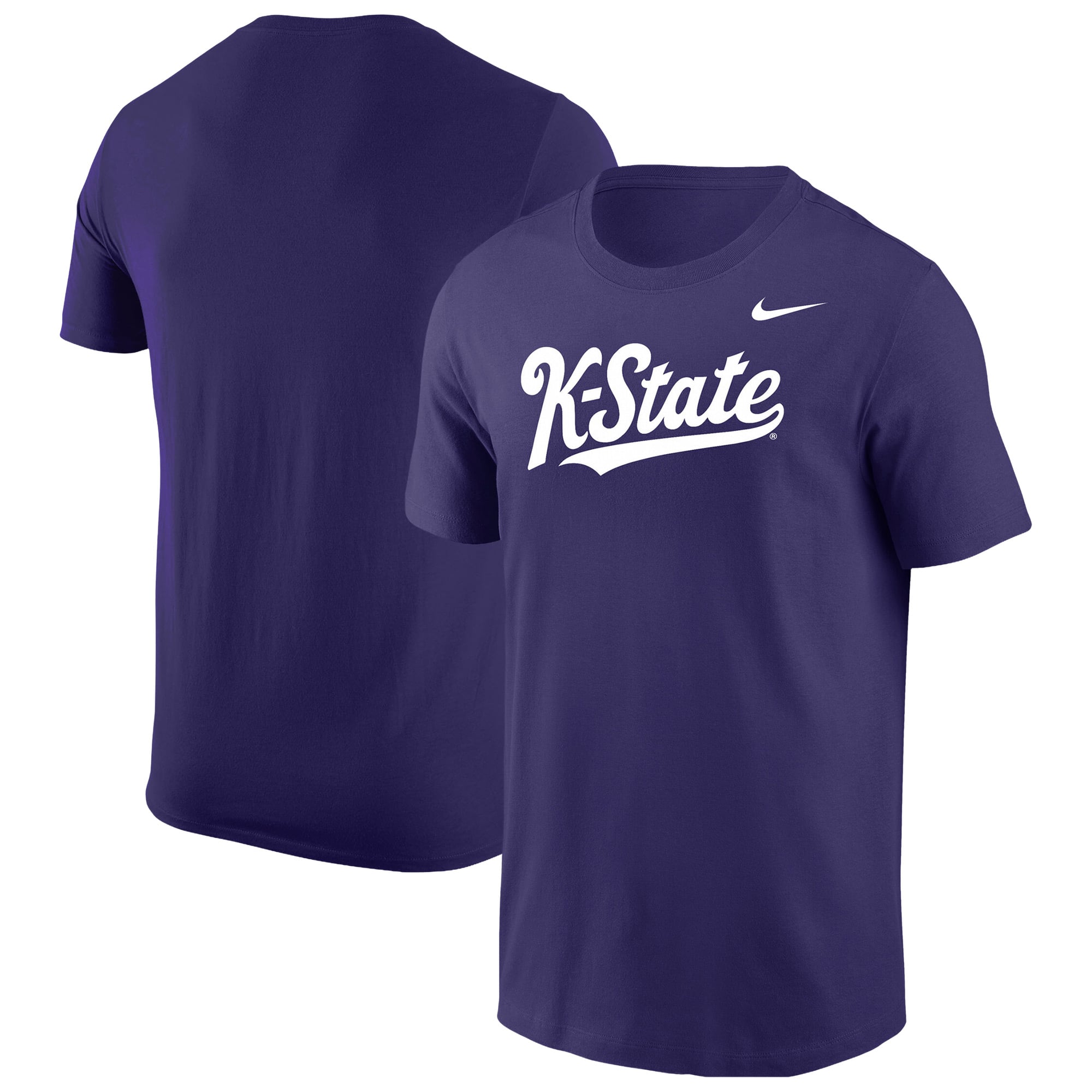 T-shirt Nike violet pour homme Kansas State Wildcats Script