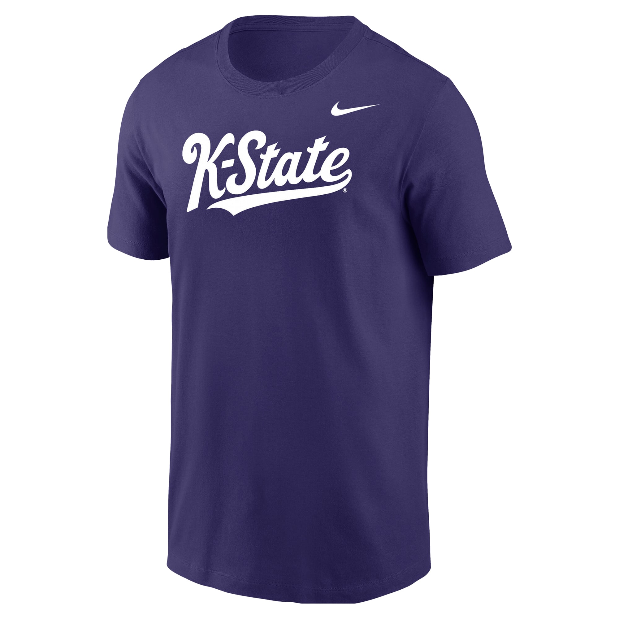 T-shirt Nike violet pour homme Kansas State Wildcats Script